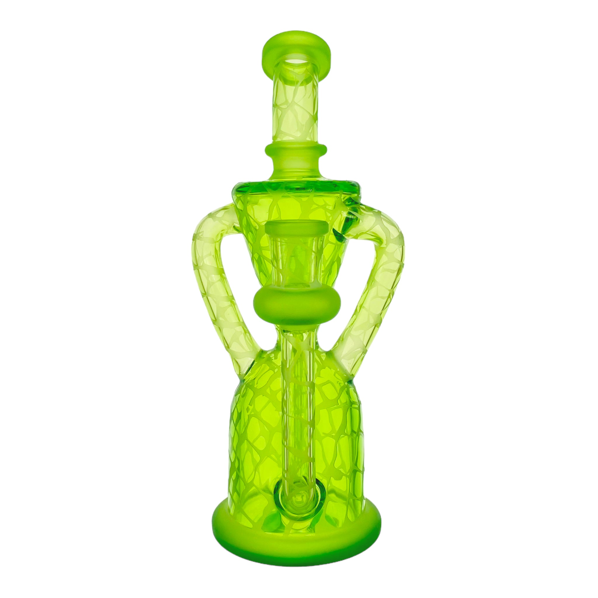 Green Double Uptake Recycler With Sand Blasting