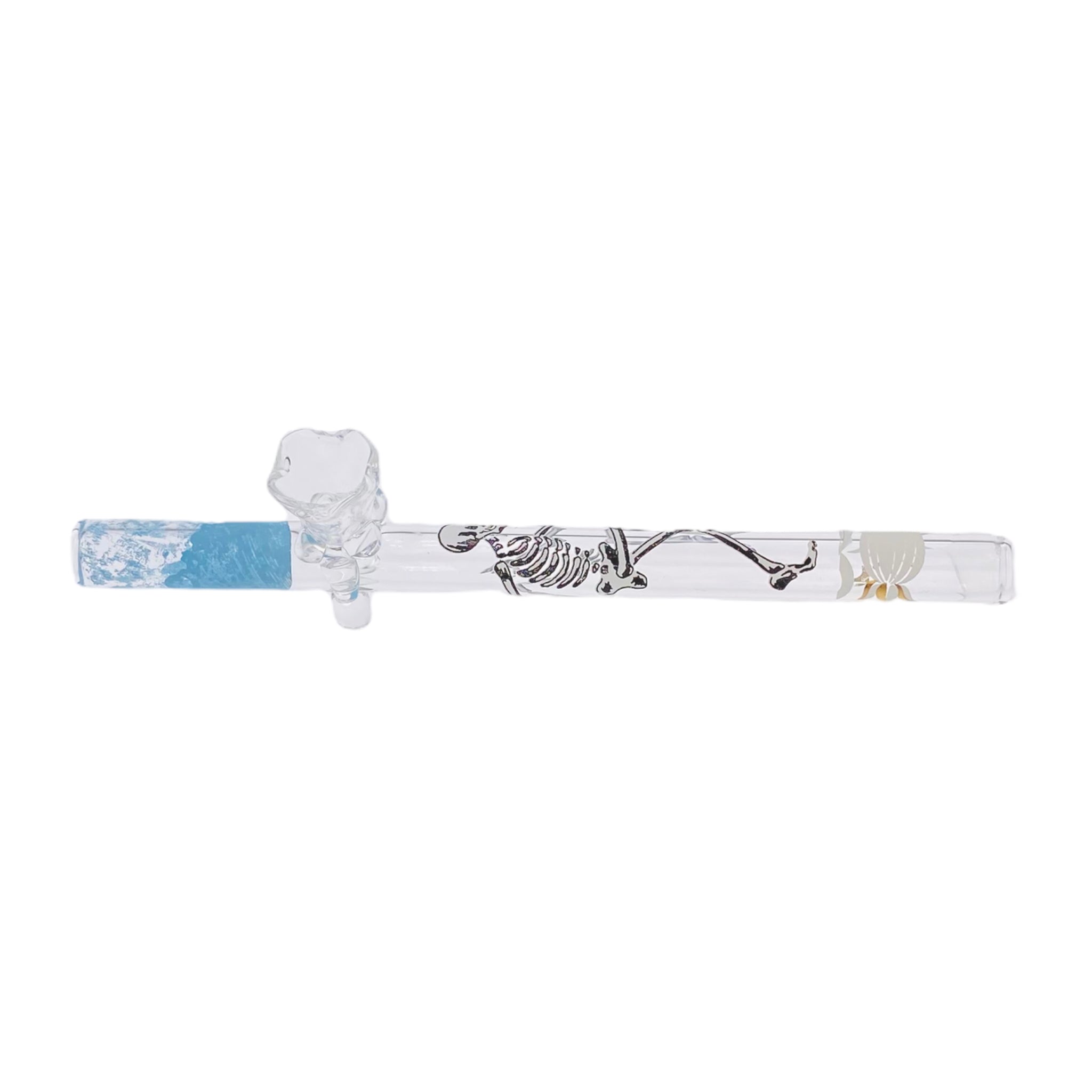 Clear Steamroller With Dancing Skeleton