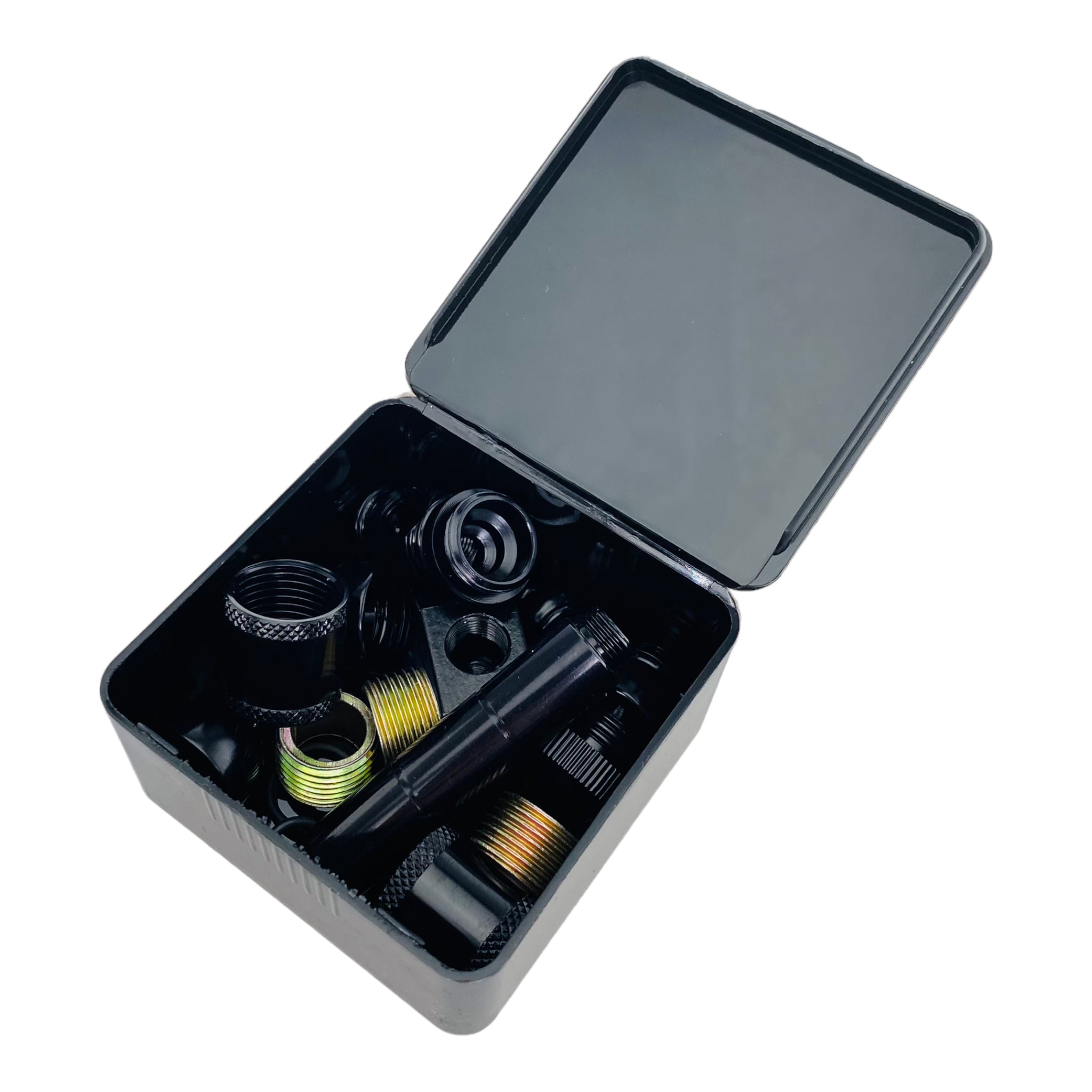 Aluminum Metal smoking Pipe Makers Kit in Black