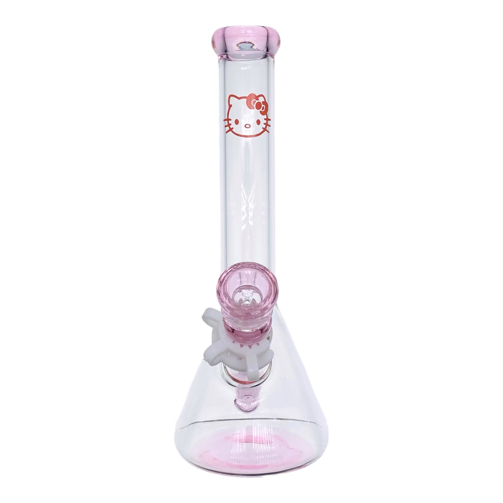 cute 10 Inch Pink Hello Kitty Beaker Bong
