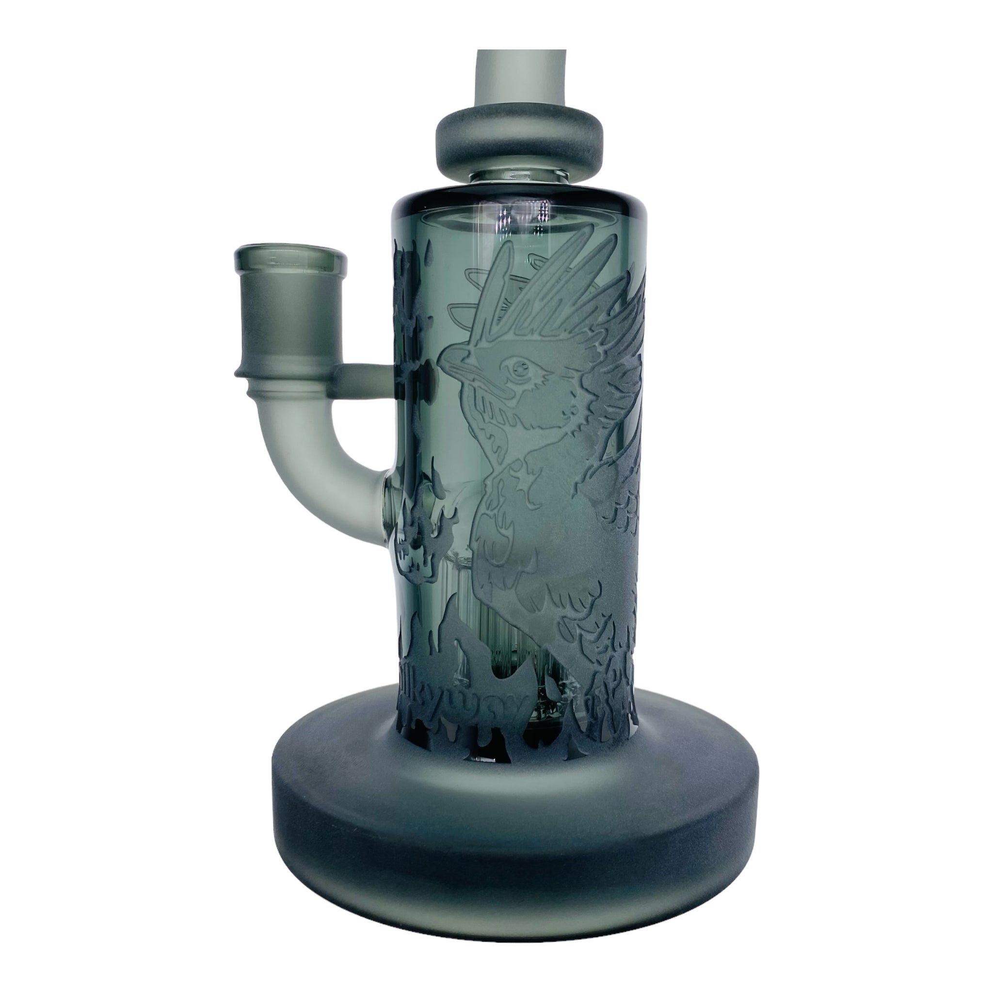 Milkyway Glass Shadow Black Phoenix Forged in Fire Dab Rig