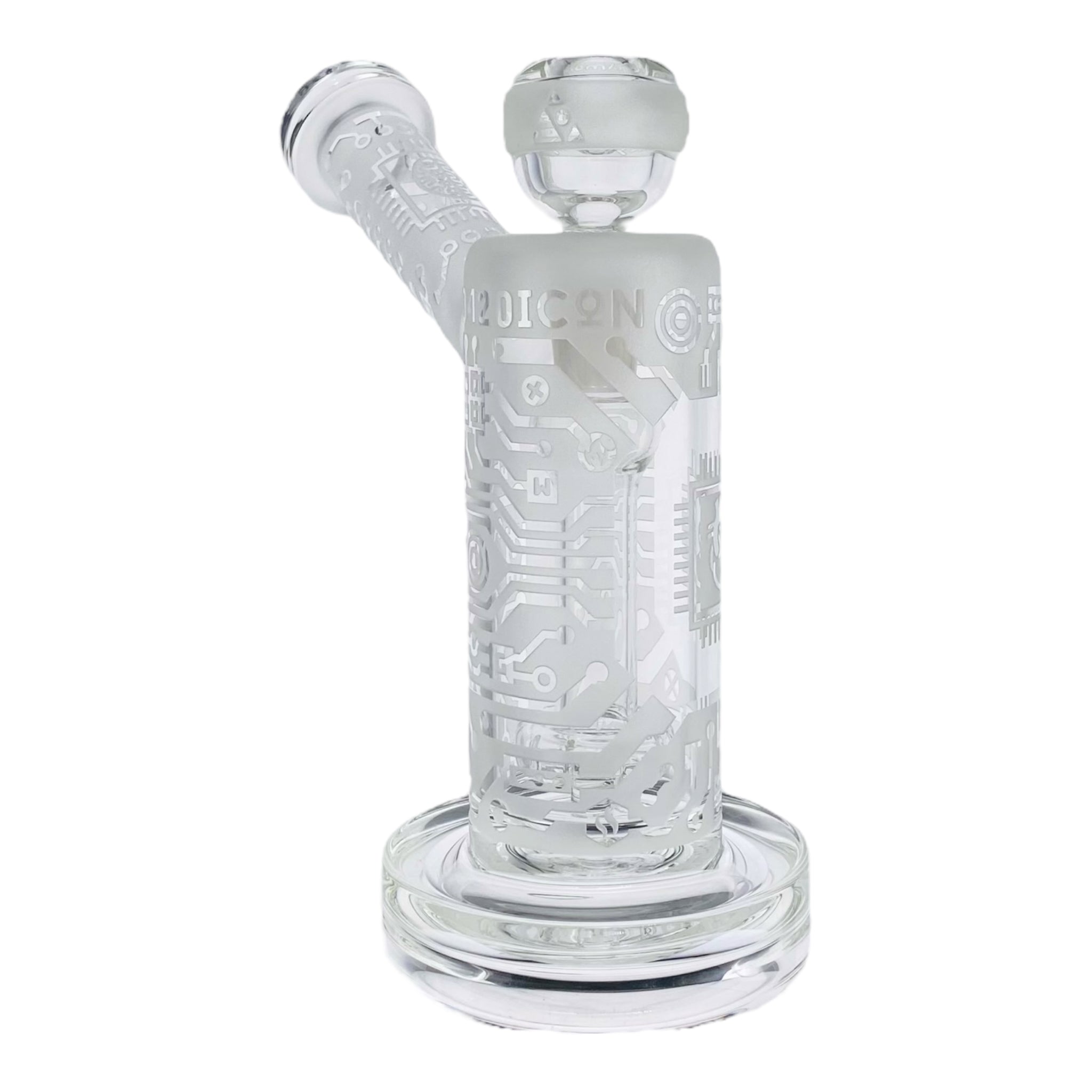 Milyway Glass - Circuitboard 6″ Clear Dab Rig Bubbler