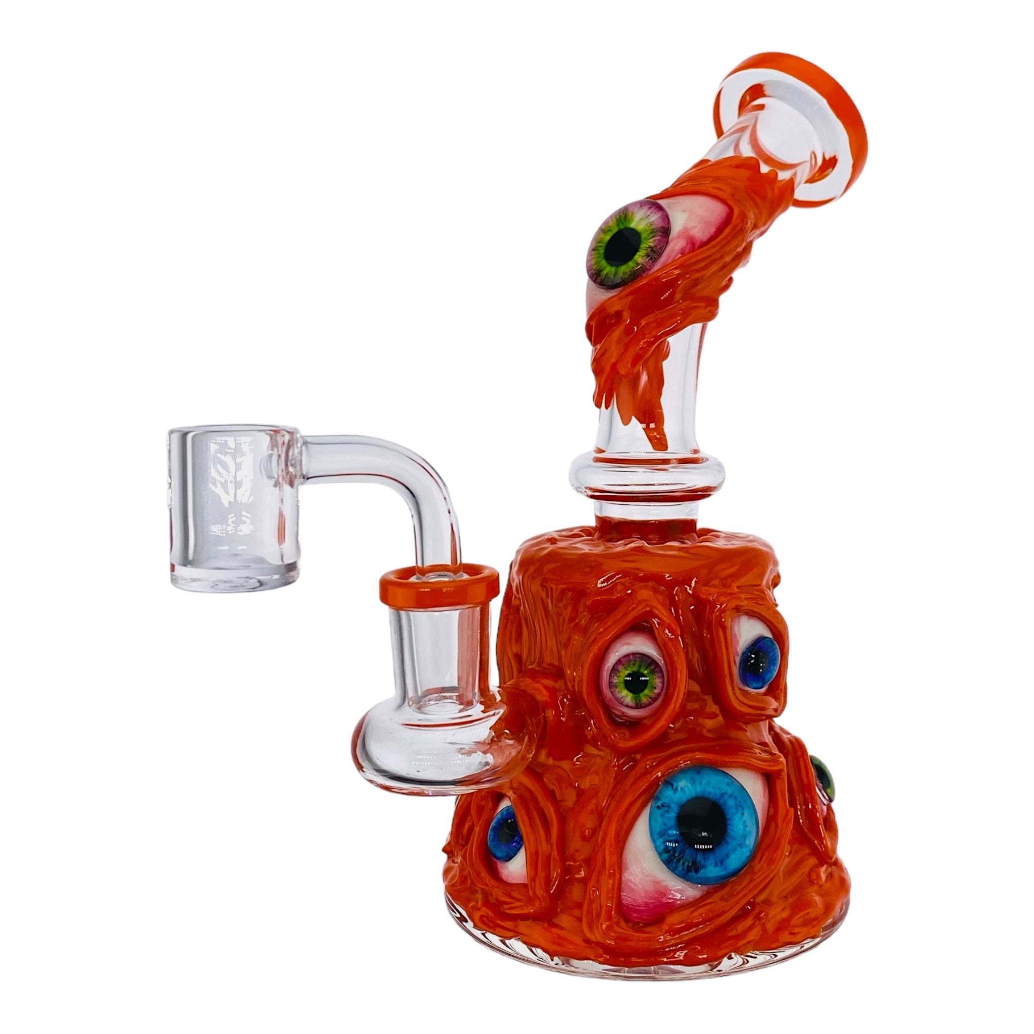 Orange Wandering Eye Monster Dab Rig