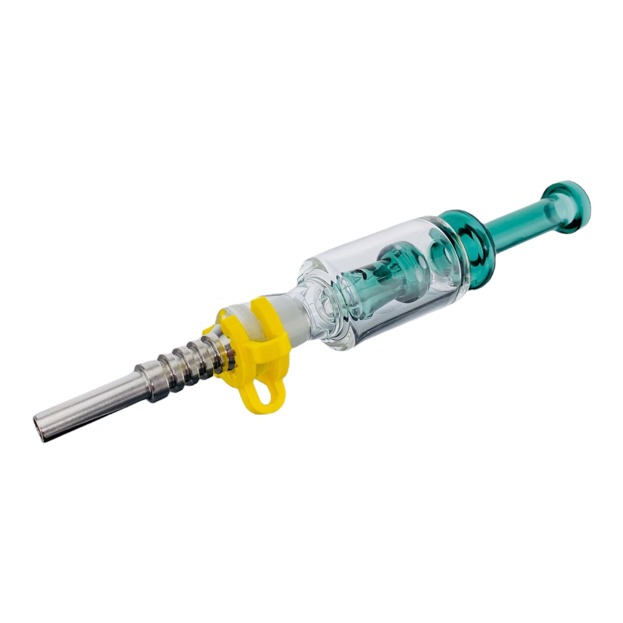 14mm Nectar Collector With Green Mushroom Perc