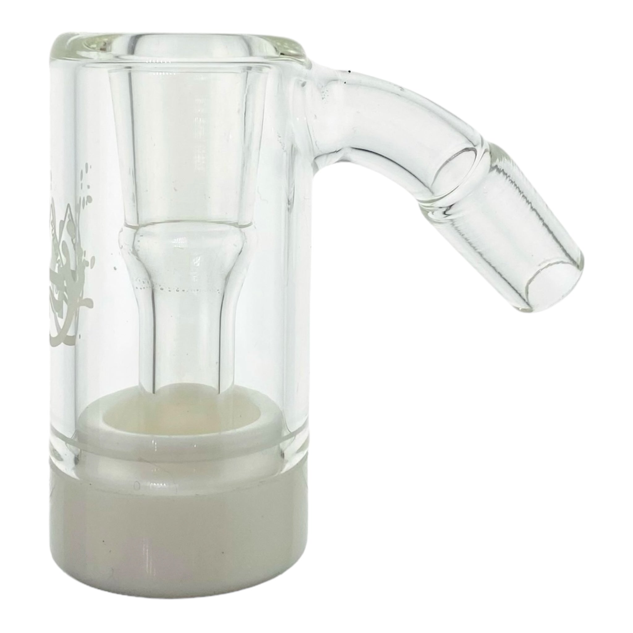 45 degree 14mm Dry Ash Catcher With Removeable Silicone Base