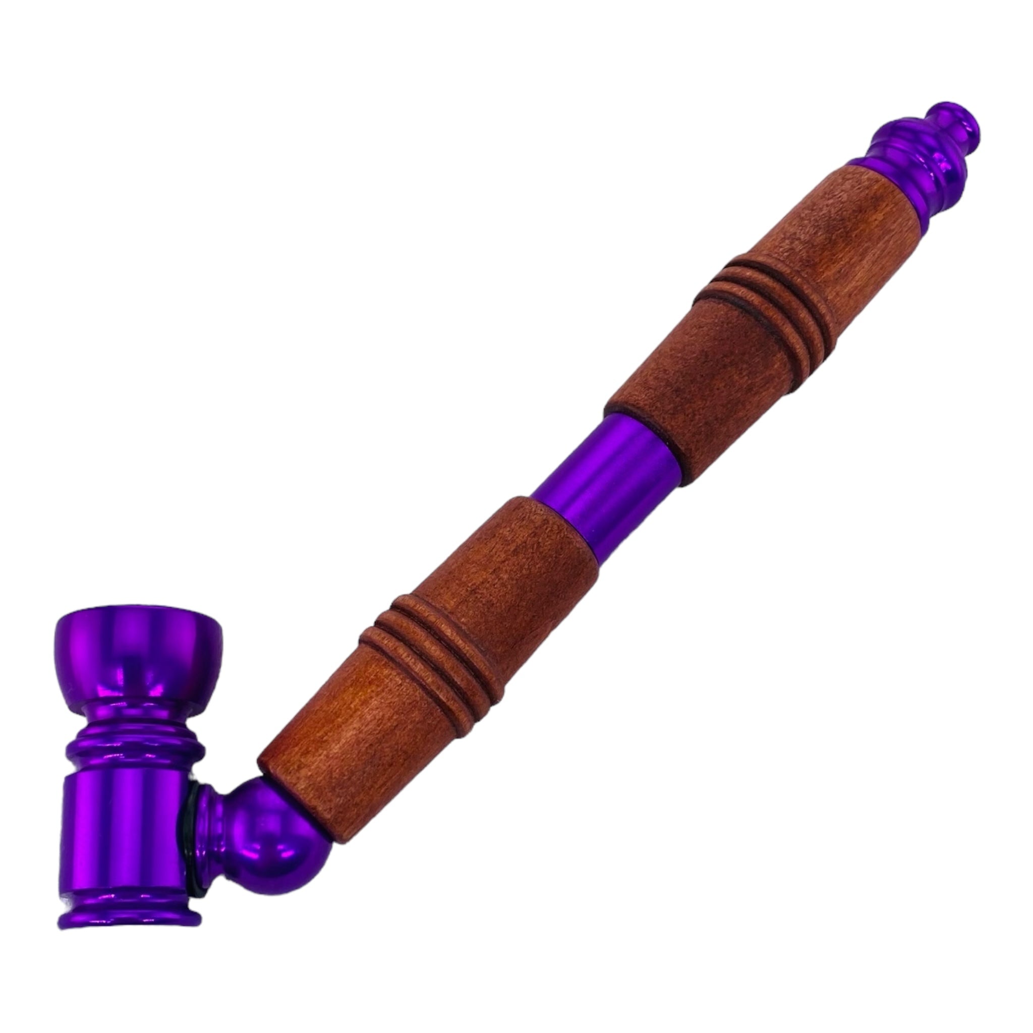 Metal Sherlock With Double Wood Stem hash hammer for sale