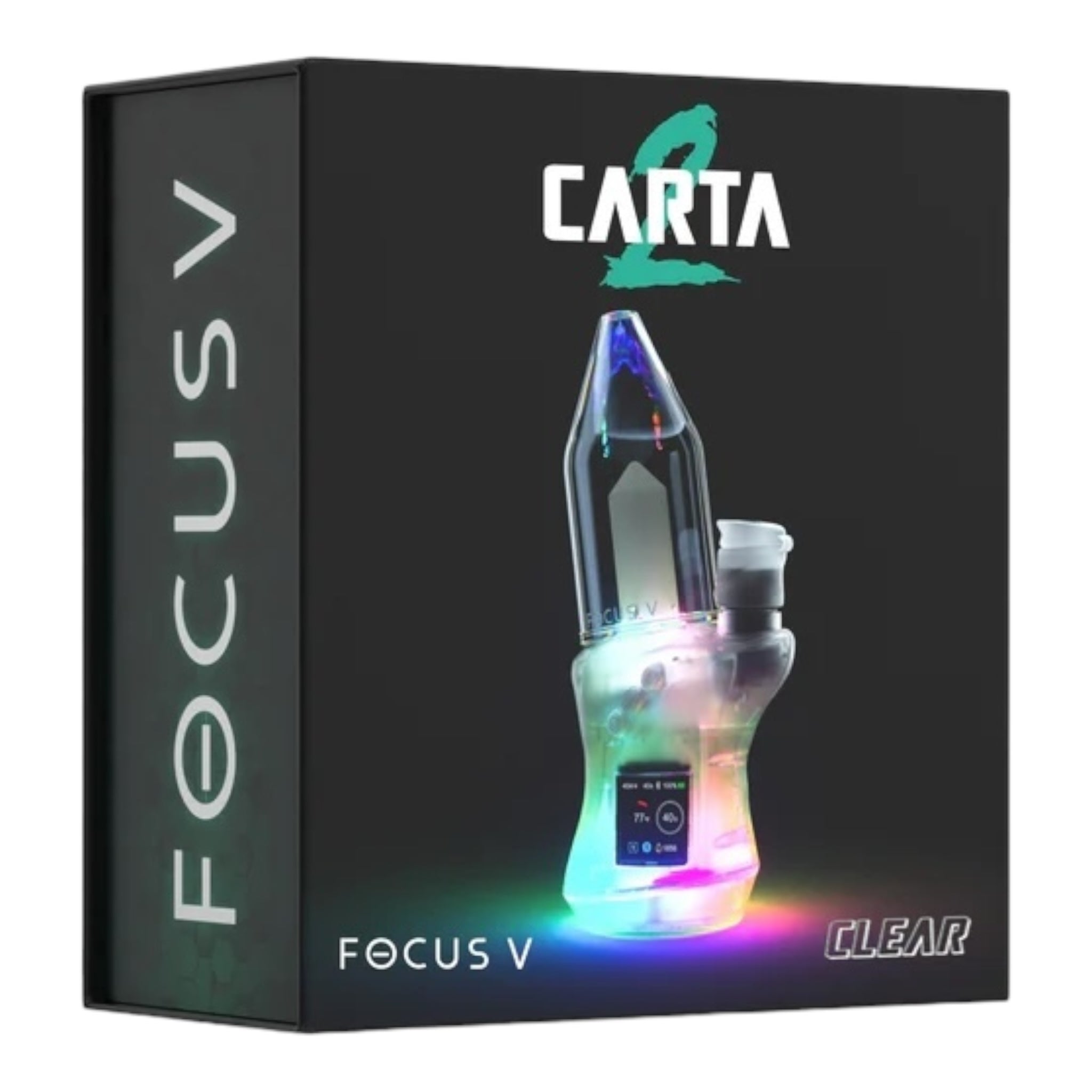 Focus V - CARTA 2 - Portable Dry Herb & Wax Oil Vaporizer - Clear Focus V - CARTA 2 - Portable Dry Herb & Wax Oil Vaporizer - Clear