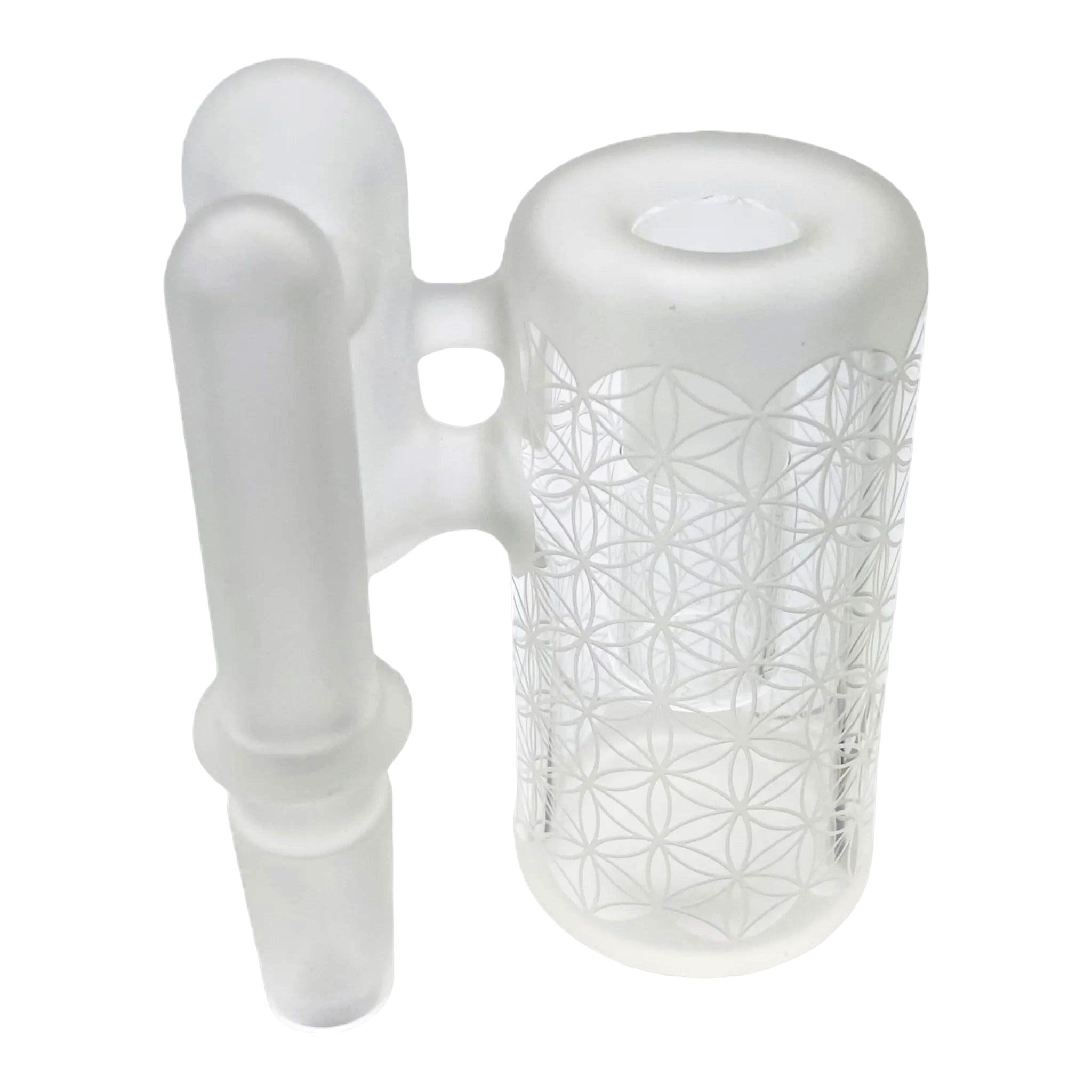 Seed Of Life Glassworks - SoL 14mm Sacred-G Sandblasted Dry Ashcatcher for glass bongs