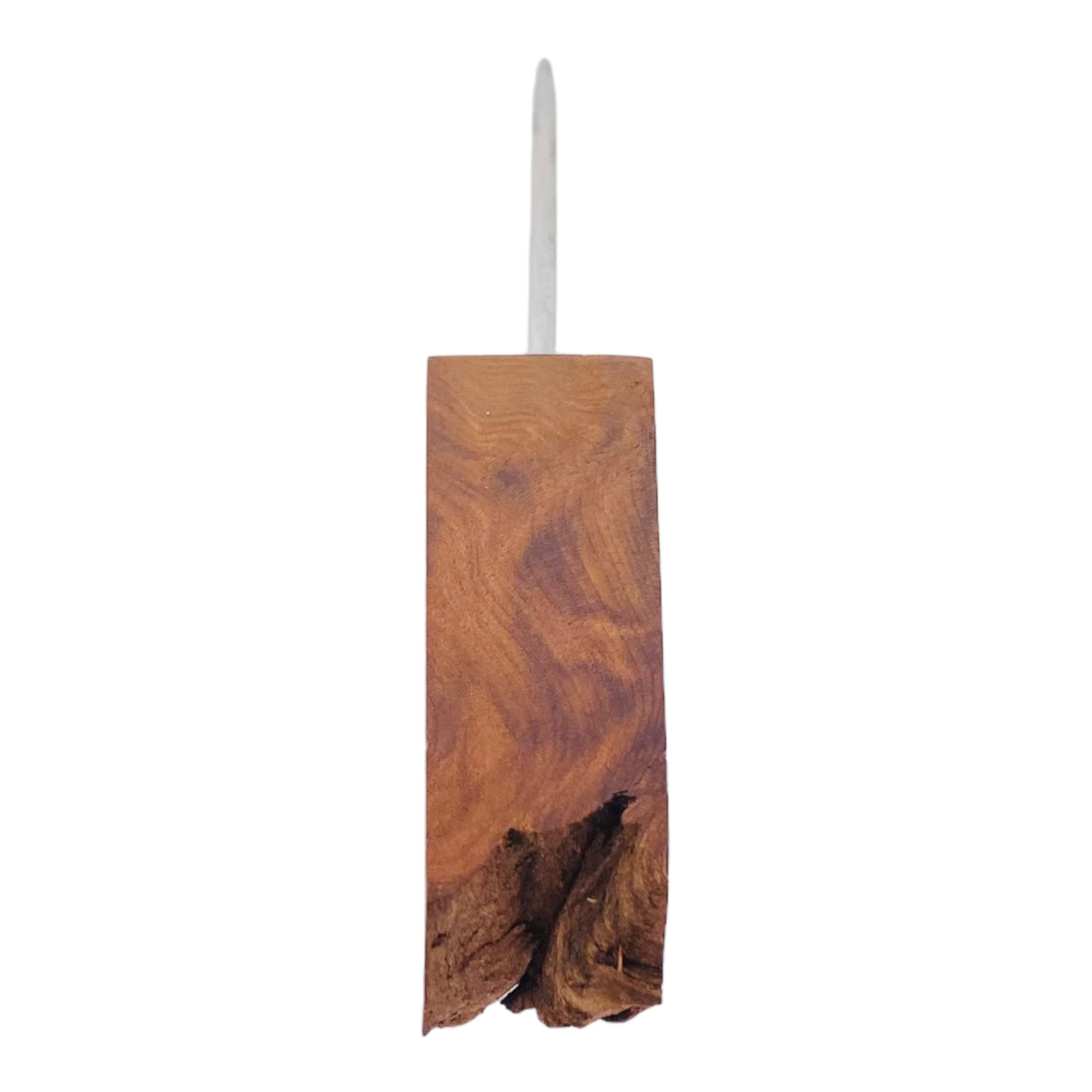 hand made Live Edge Redwood Burl Wood Poker Dab Tool