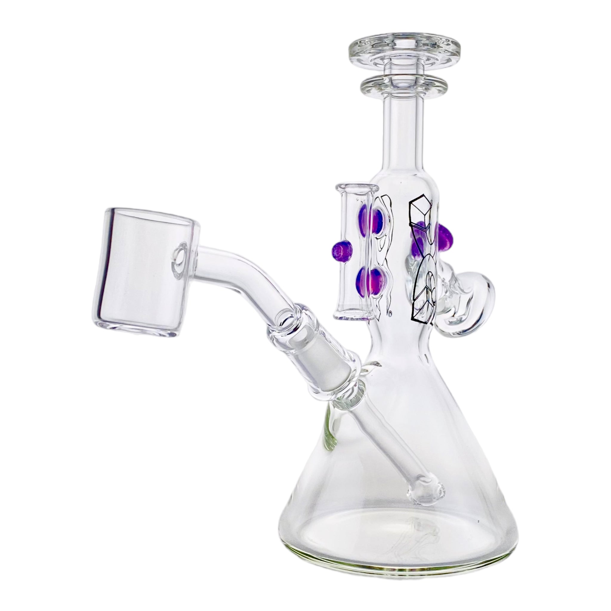 Darby Creations - Small Clear Ray Gun Dab Rig