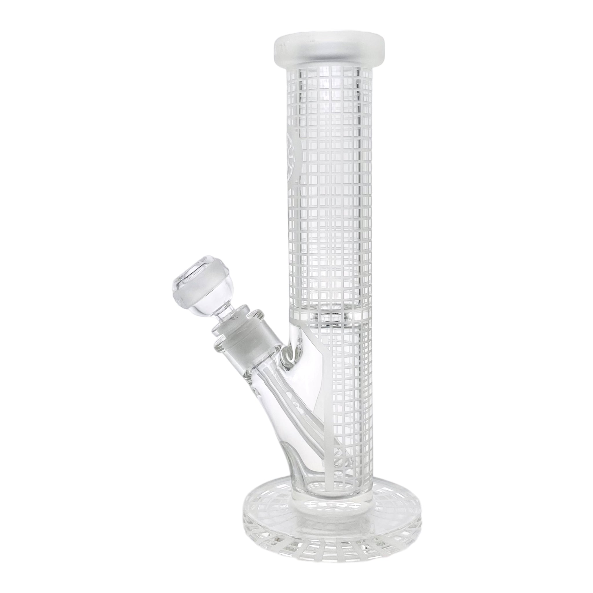Milkyway Glass 12 Inch "Squared" Straight Tube Glass Bong