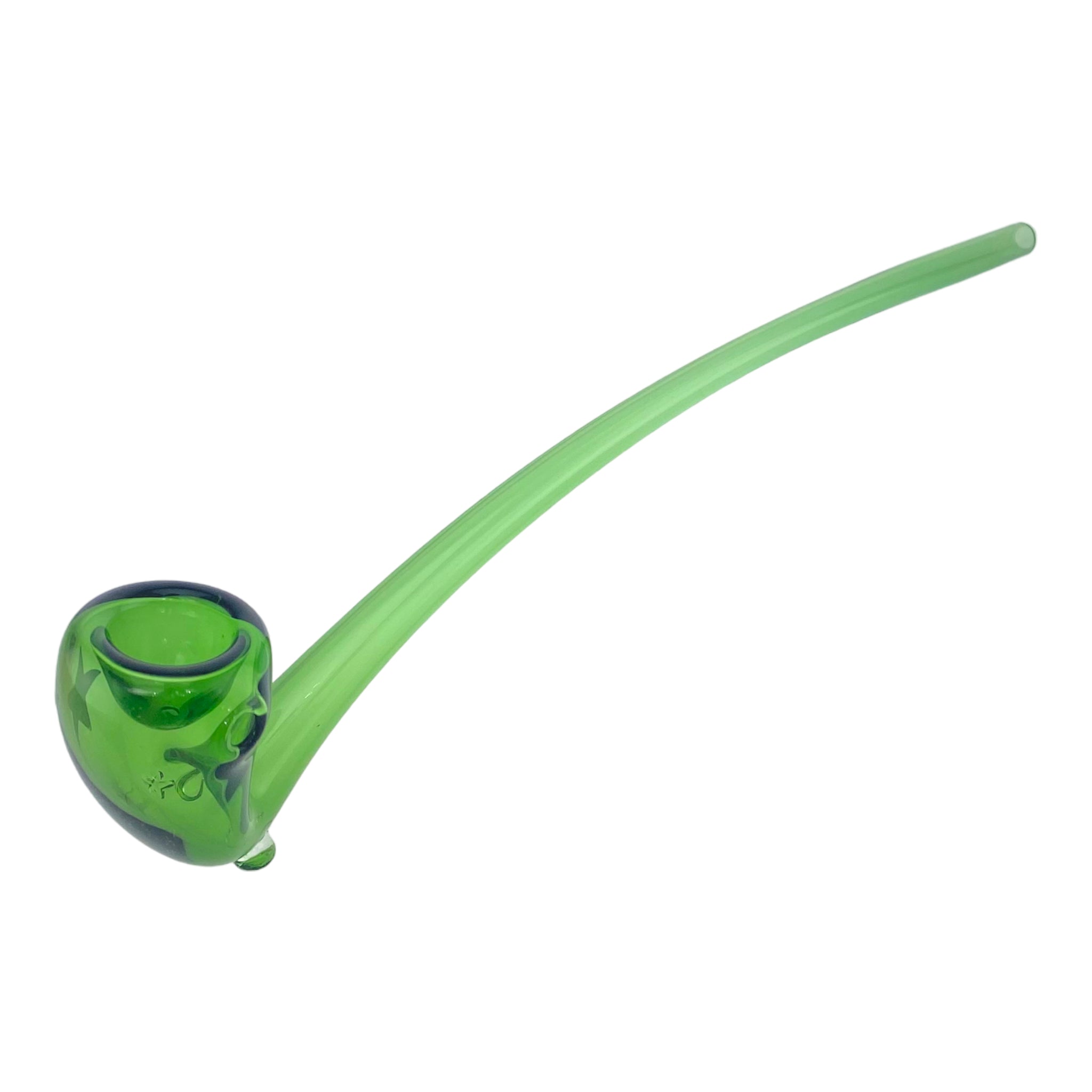 Original Glass Gandalf 13 Inch Green Sherlock Pipe