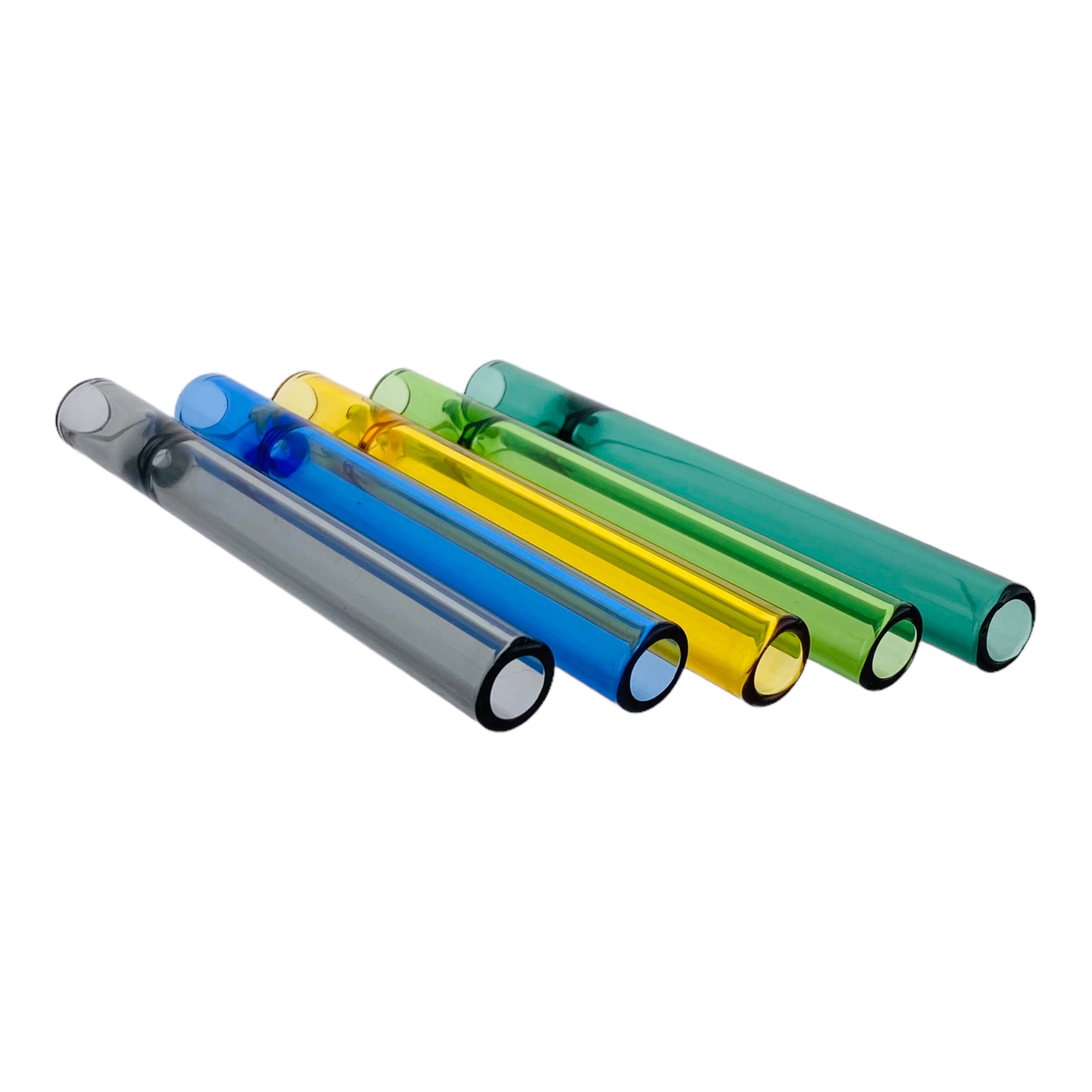 Basic Glass Chillum One Hitter 5-Pack