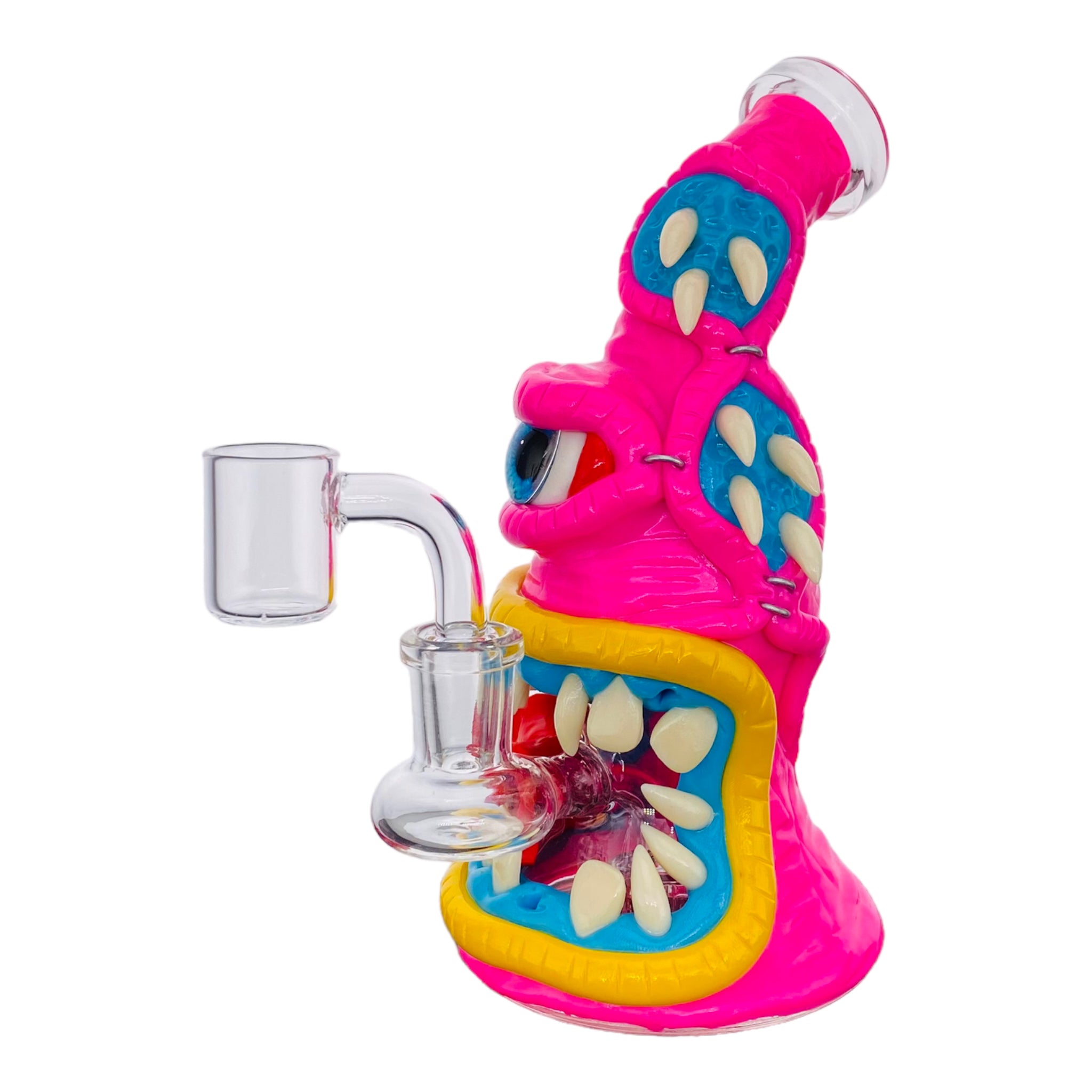 Pink And Yellow Cyclops Monster Dab Rig