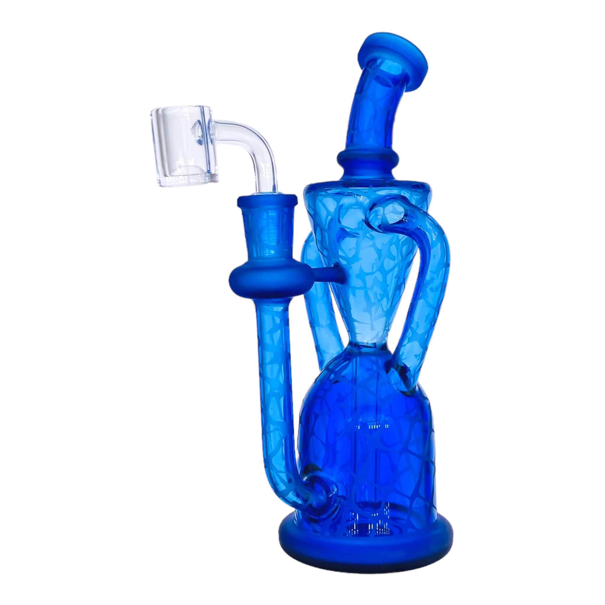 Blue Double Uptake Recycler With Sand Blasting