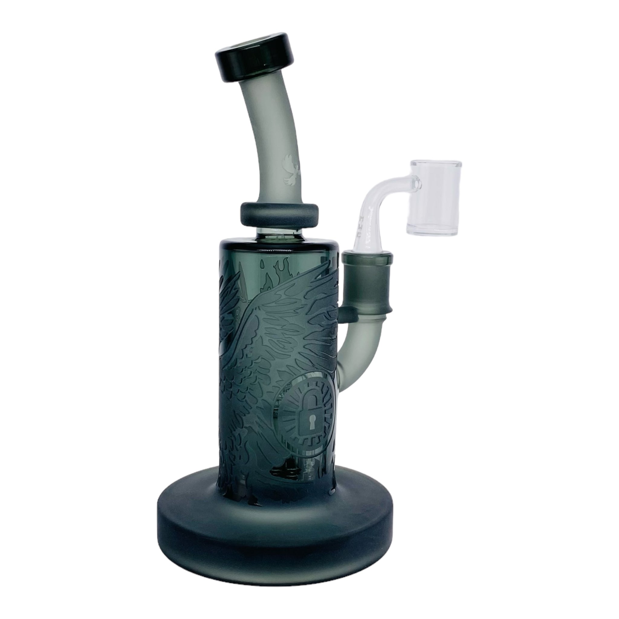 Milkyway Glass Shadow Black Phoenix Forged in Fire Dab Rig