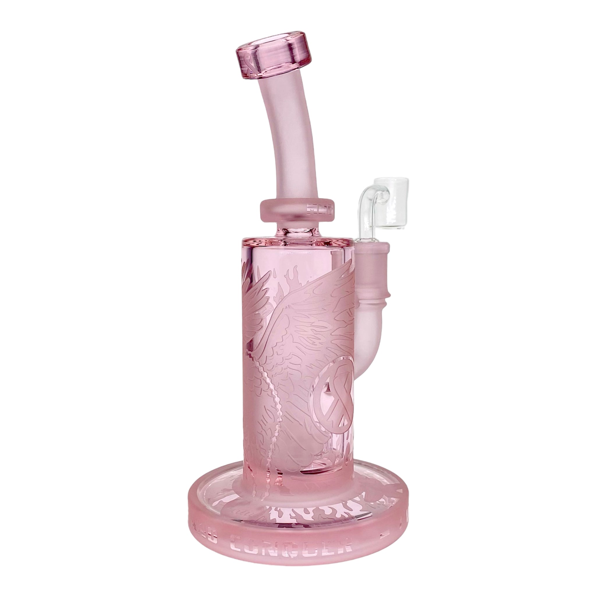 Milkyway Glass Pink Phoenix Forged in Fire Dab Rig