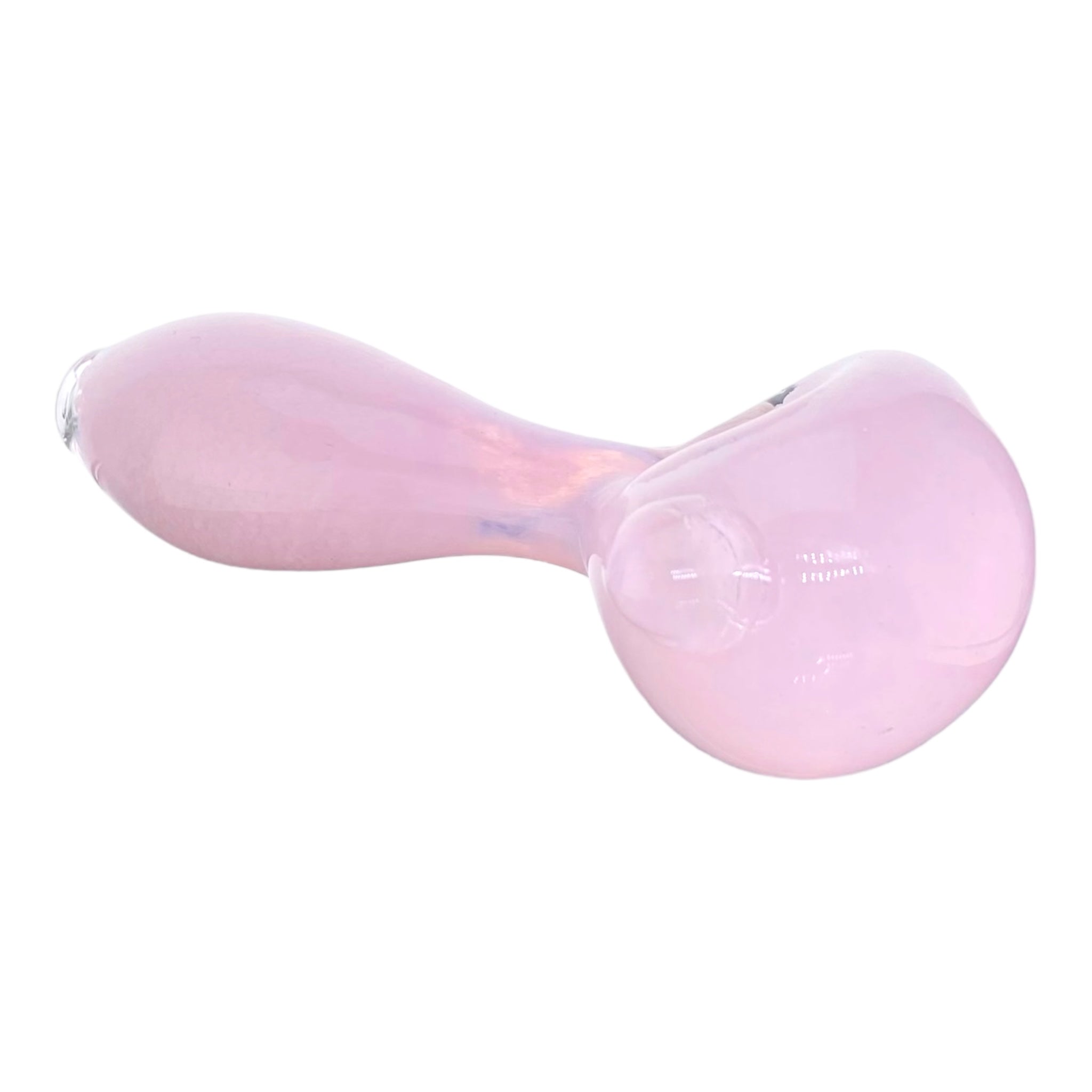 cute and girly Small Pastel Pink Glass Hand Pipe for sale