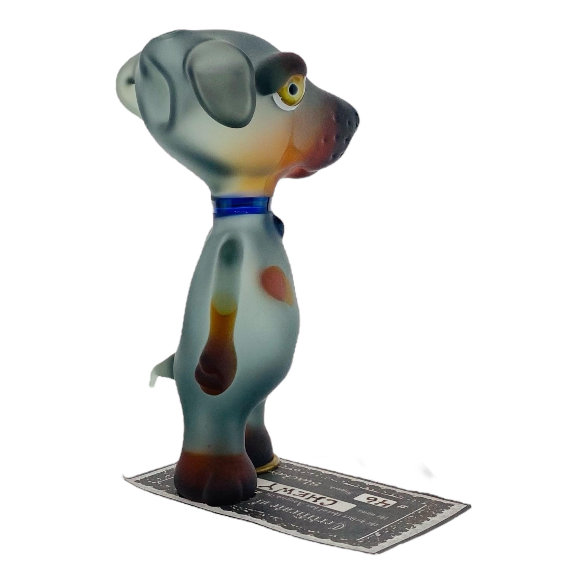 heady glass custom dog shaped glass smoking hand pipe for sale