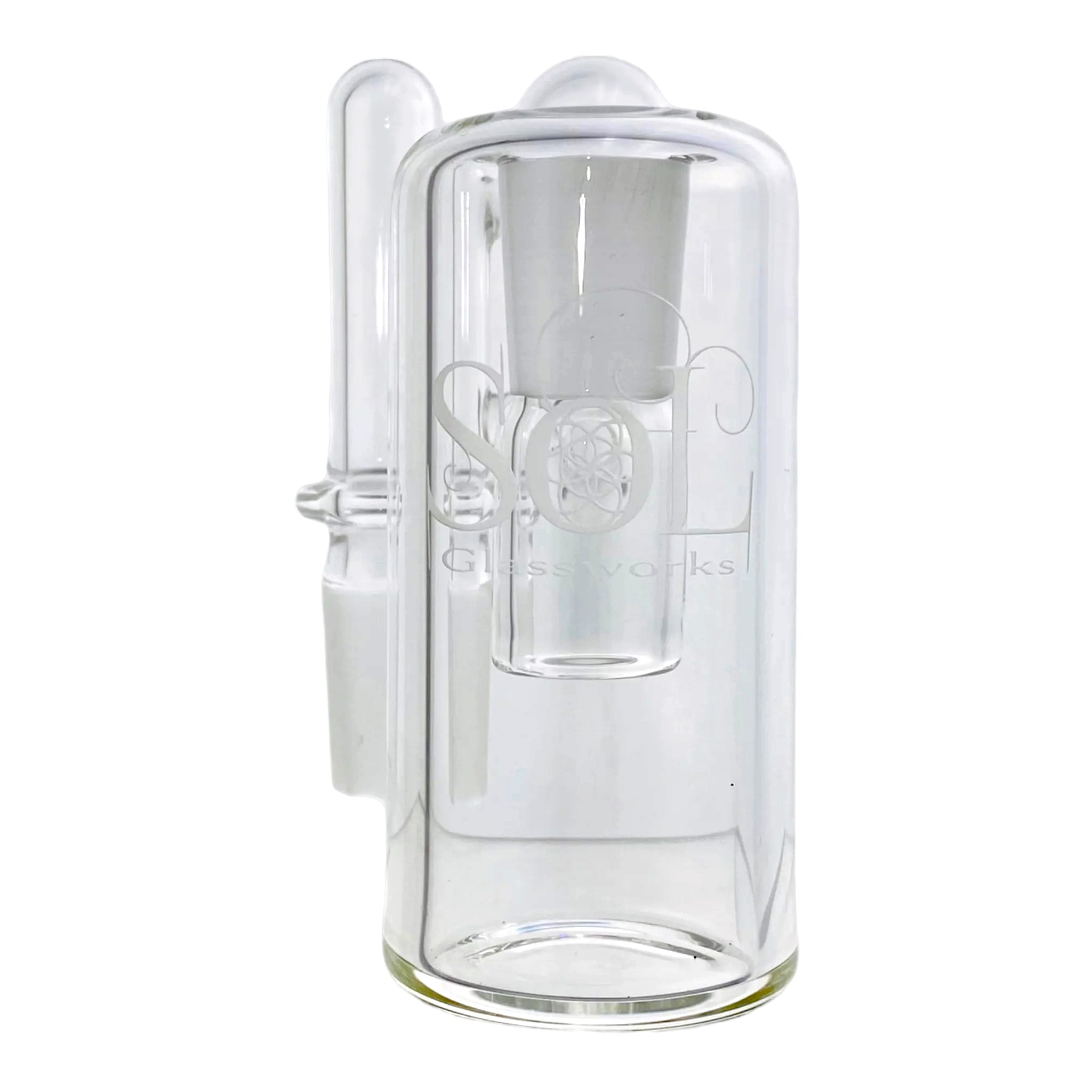 Seed Of Life Glassworks - SoL 14mm Clear Dry Ashcatcher for glass bongs
