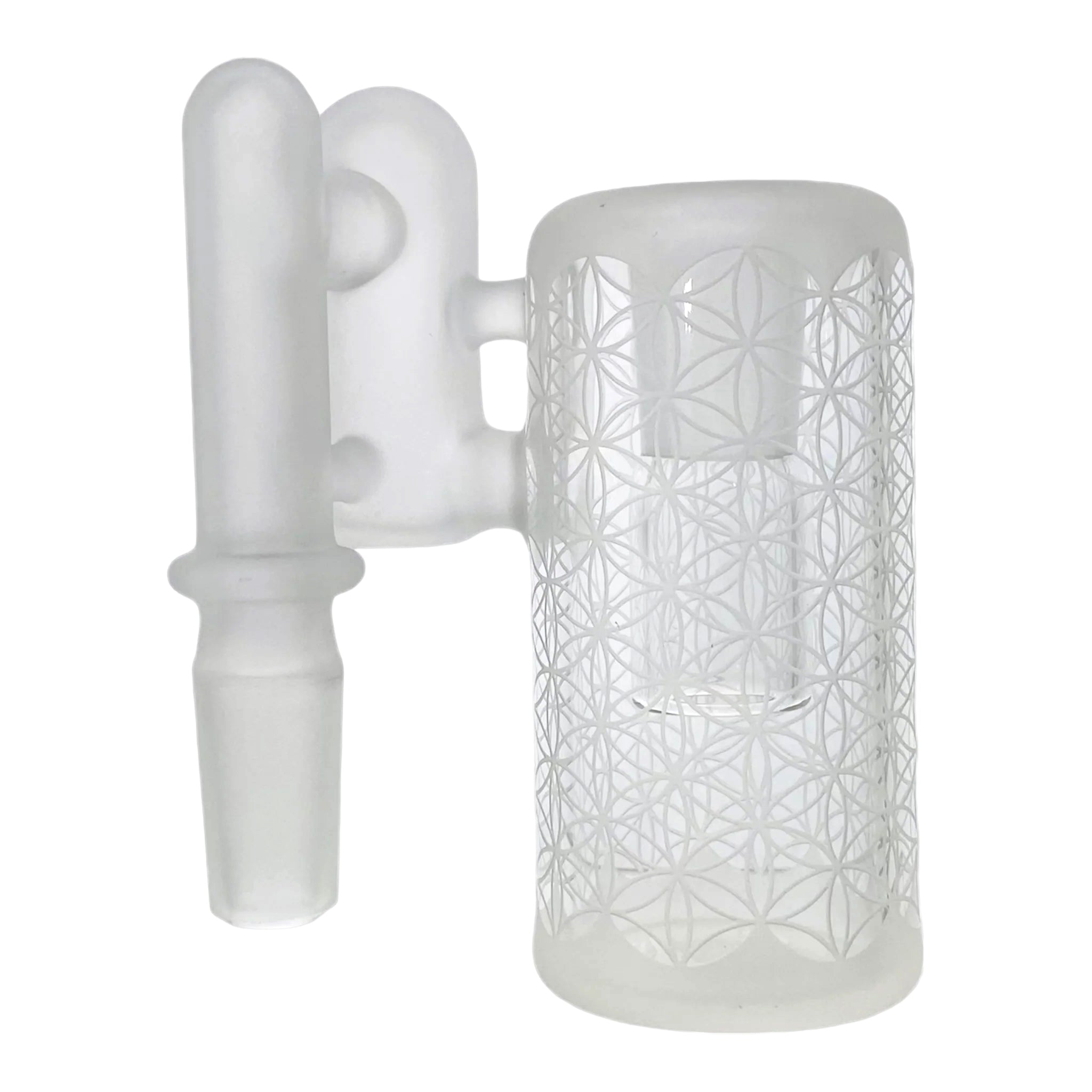 Seed Of Life Glassworks - SoL 14mm Sacred-G Sandblasted Dry Ashcatcher for glass bongs