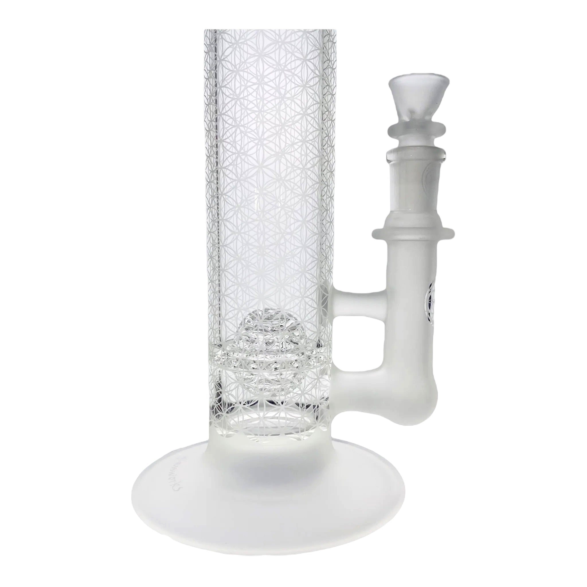 Seed Of Life Glassworks - SoL 50 Lace-Sphere Perc Sacred-G Sandblasted