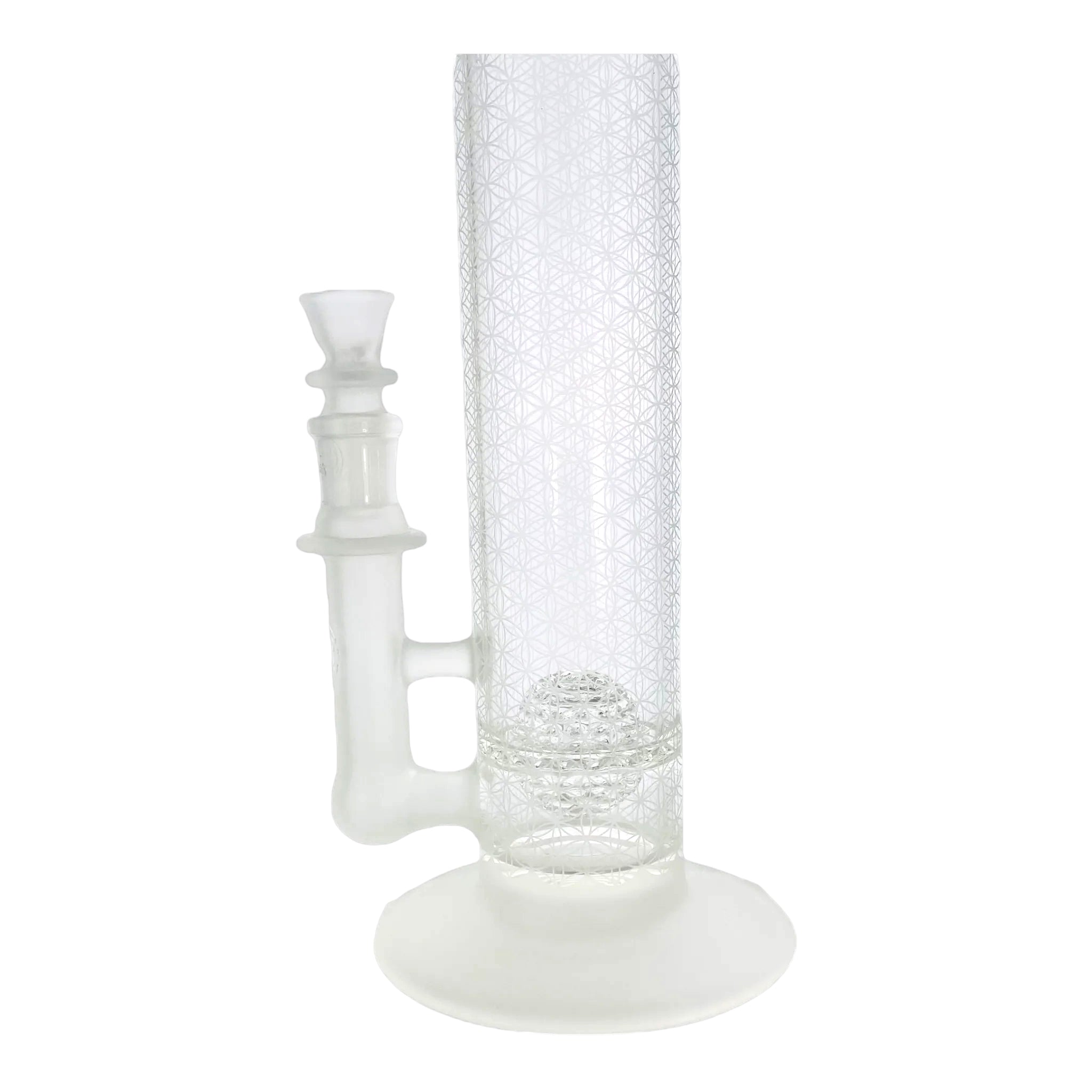 Seed Of Life Glassworks - SoL 60 Lace-Sphere Perc Sacred-G Sandblasted