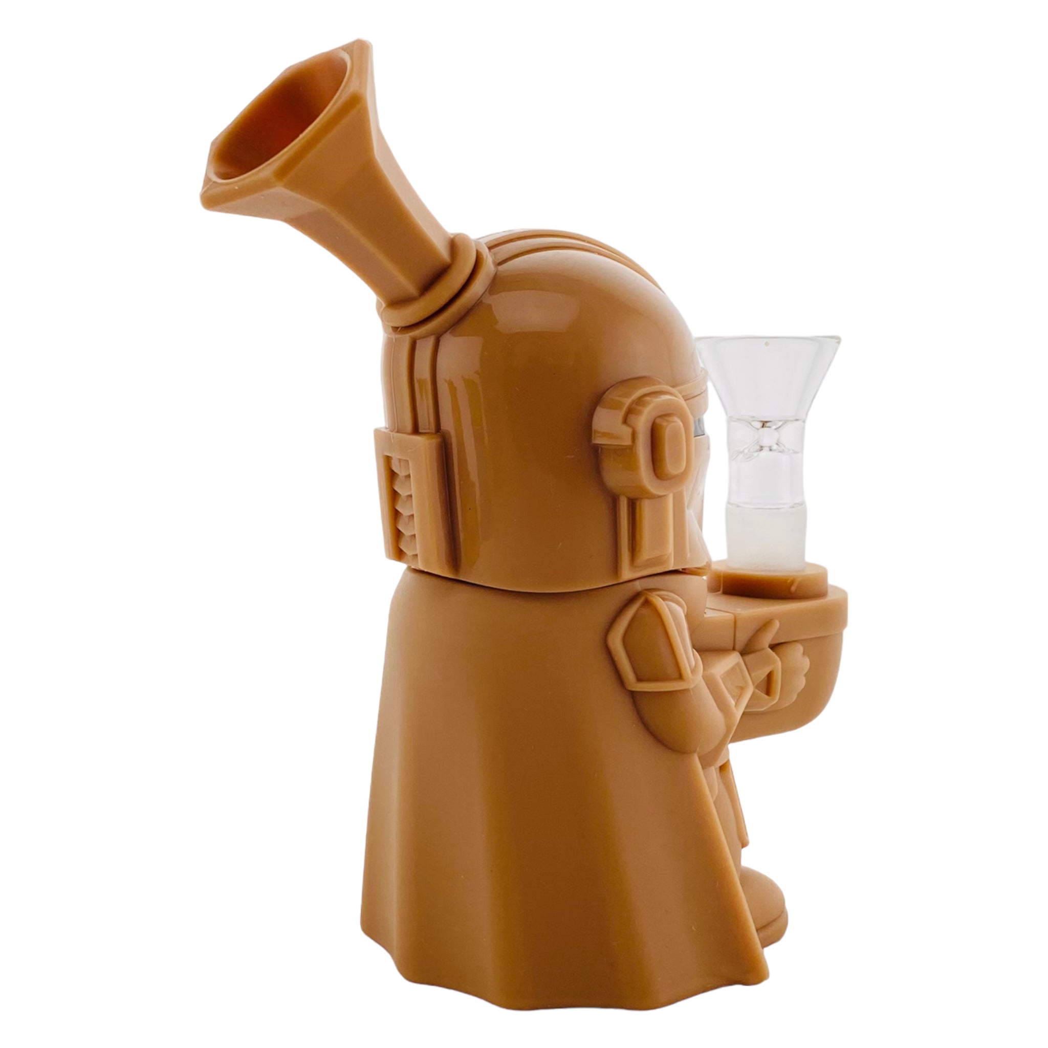 small Mandalorian Silicone Pipe bong bubbler