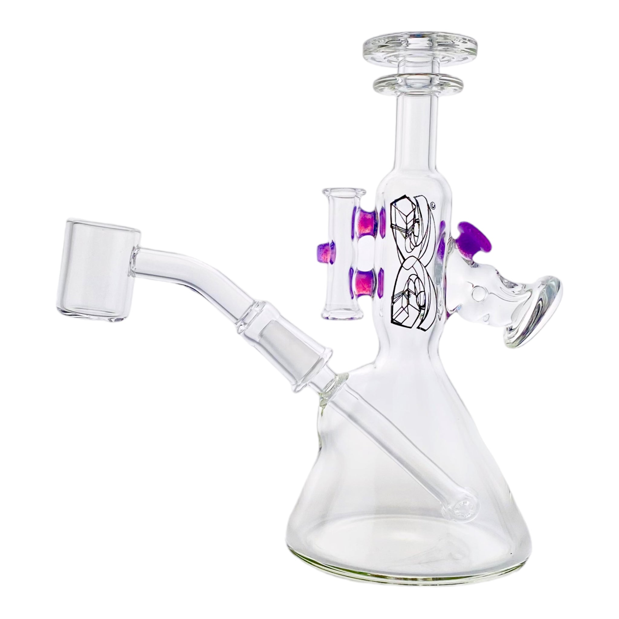 Darby Creations - Small Clear Ray Gun Dab Rig