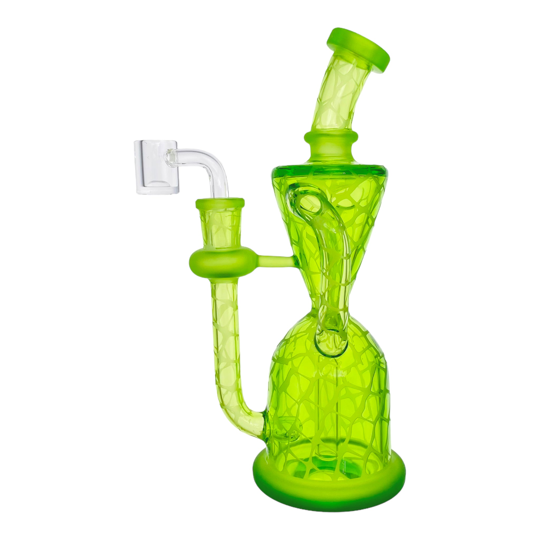 Green Double Uptake Recycler With Sand Blasting