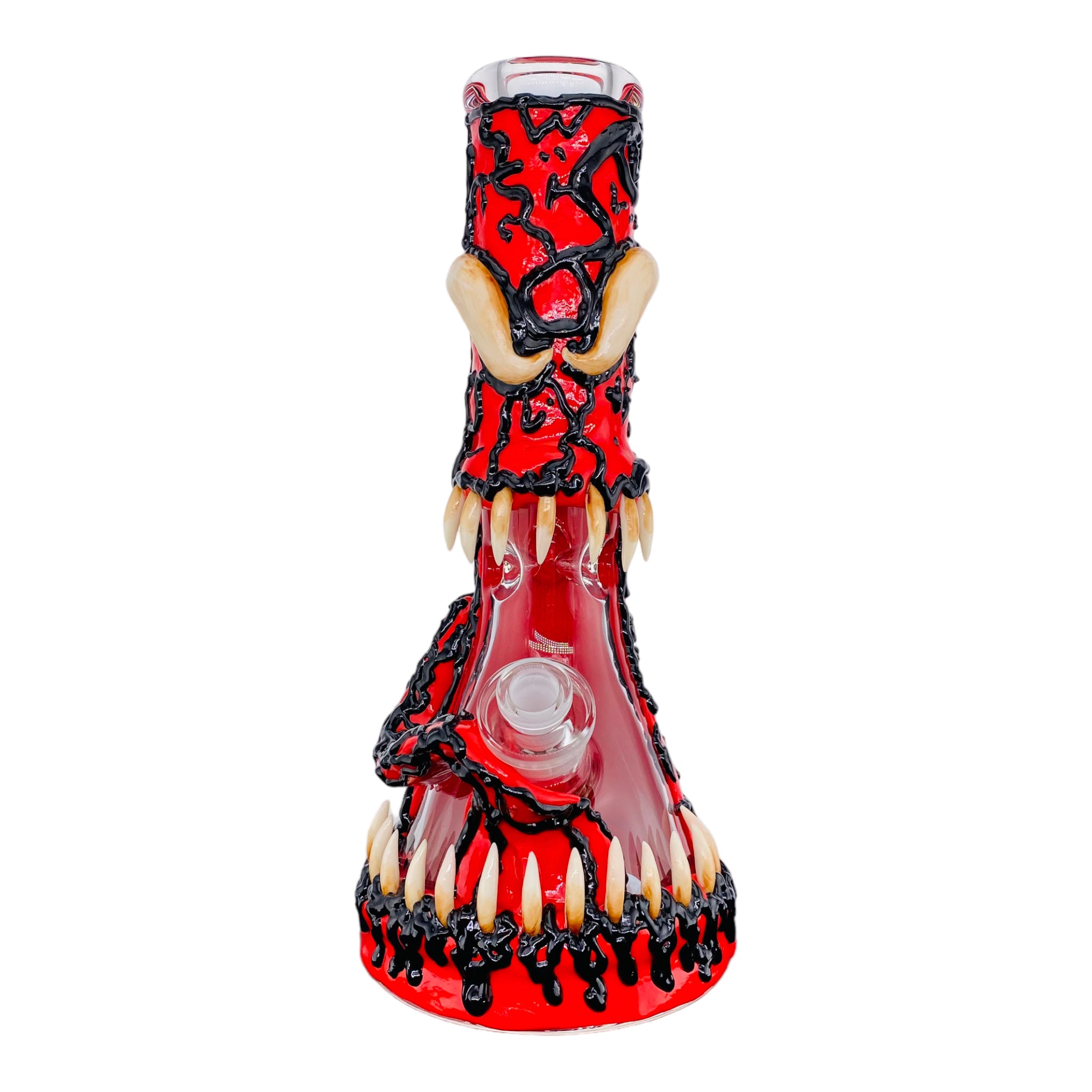 girly goth cute bong with red color 