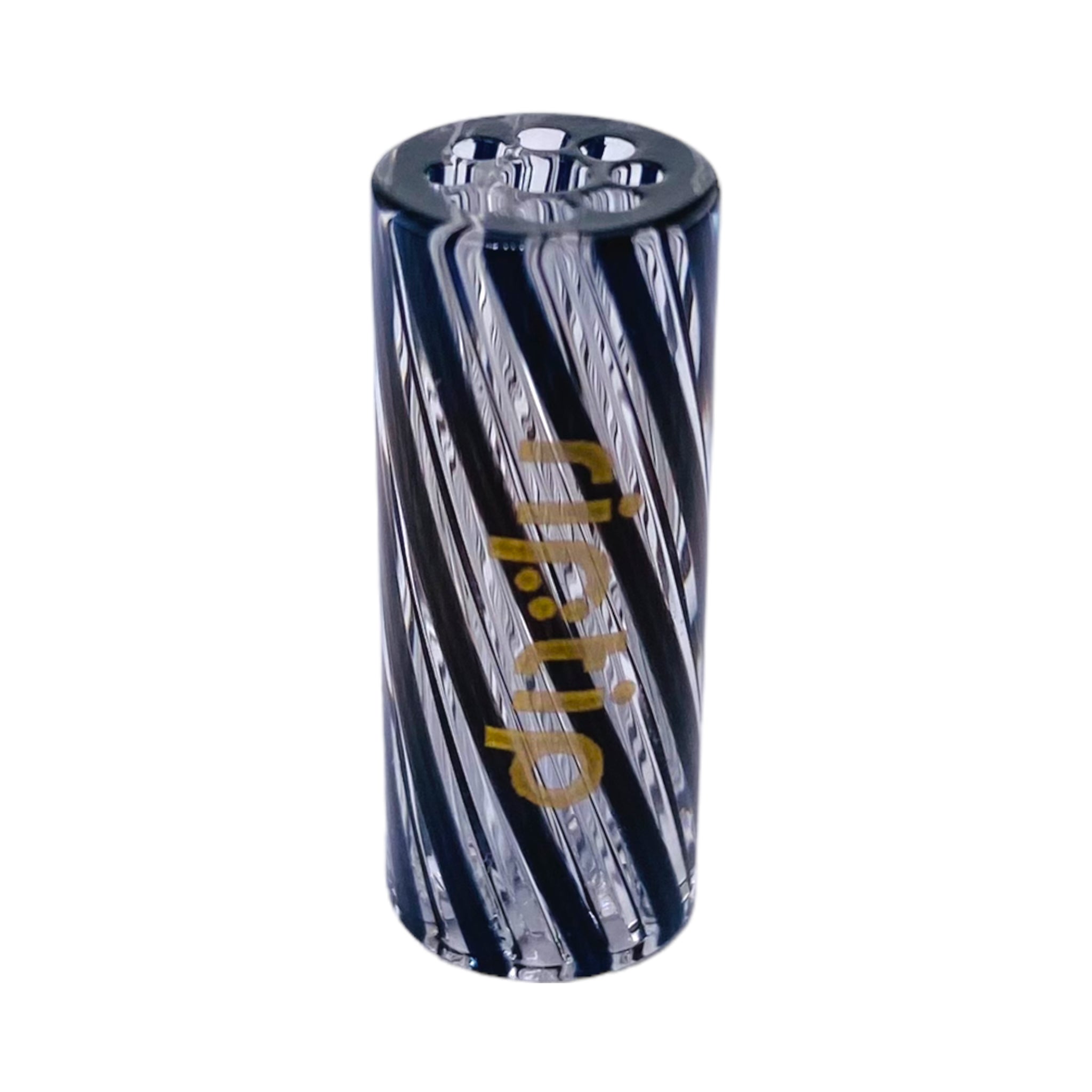 RipTip Joint Glass Tip Eclipse Black 9mm Wide Regular Length