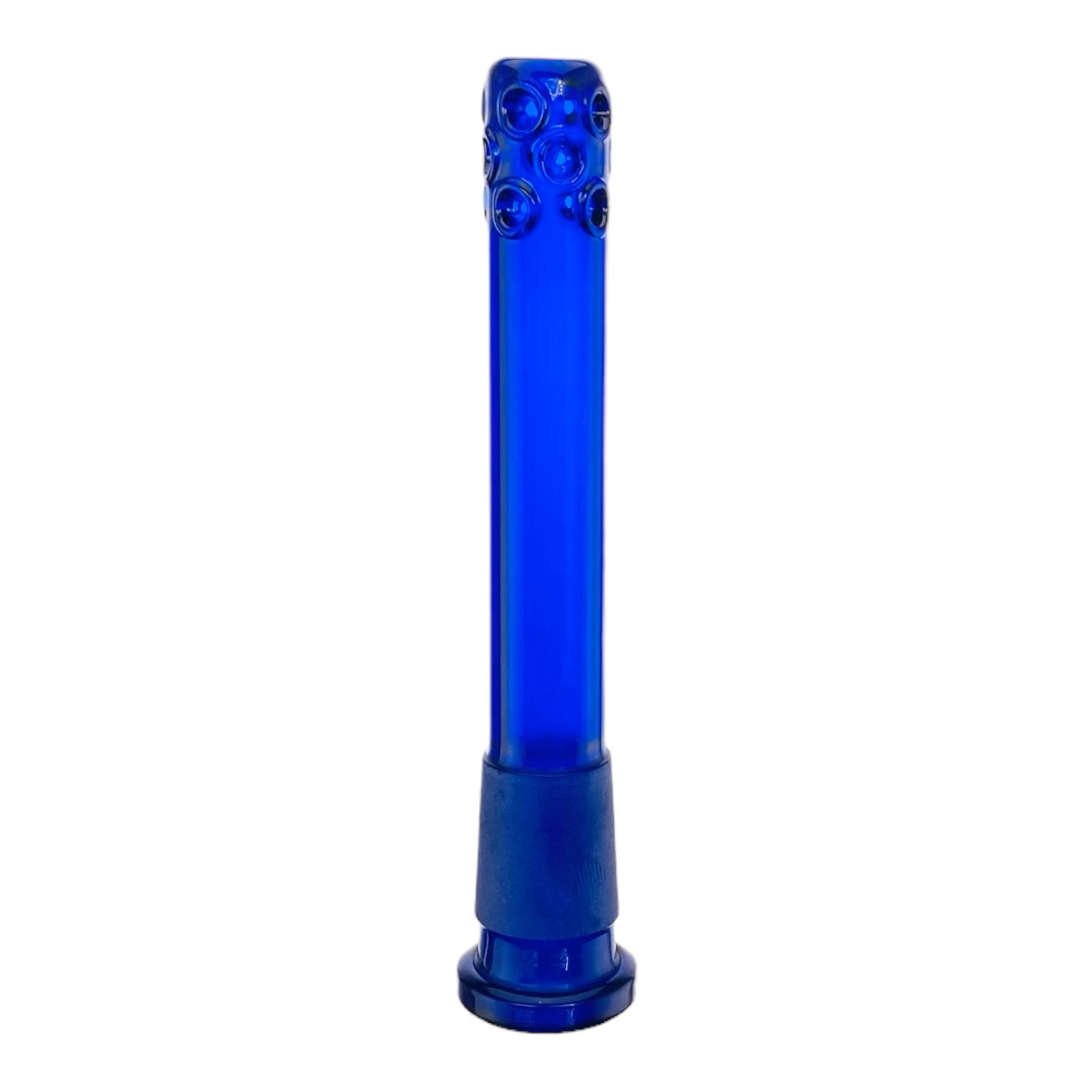 Blue 4.5 Inch 18mm - 14mm Downstem For Glass Bong