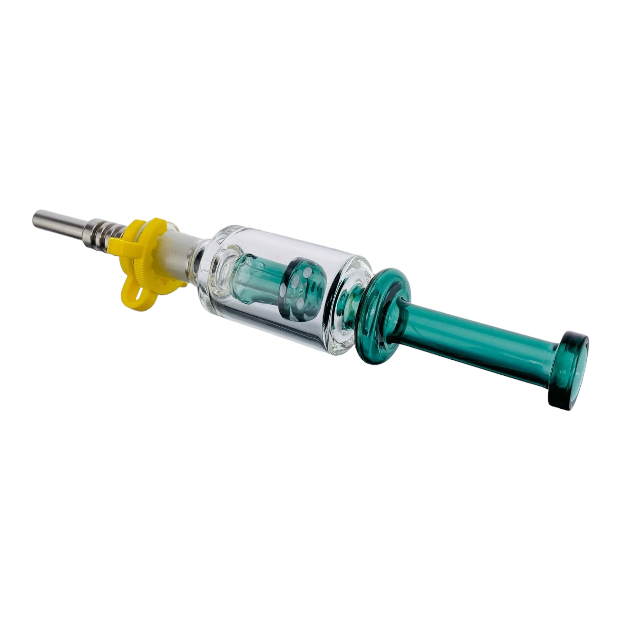 14mm Nectar Collector With Green Mushroom Perc