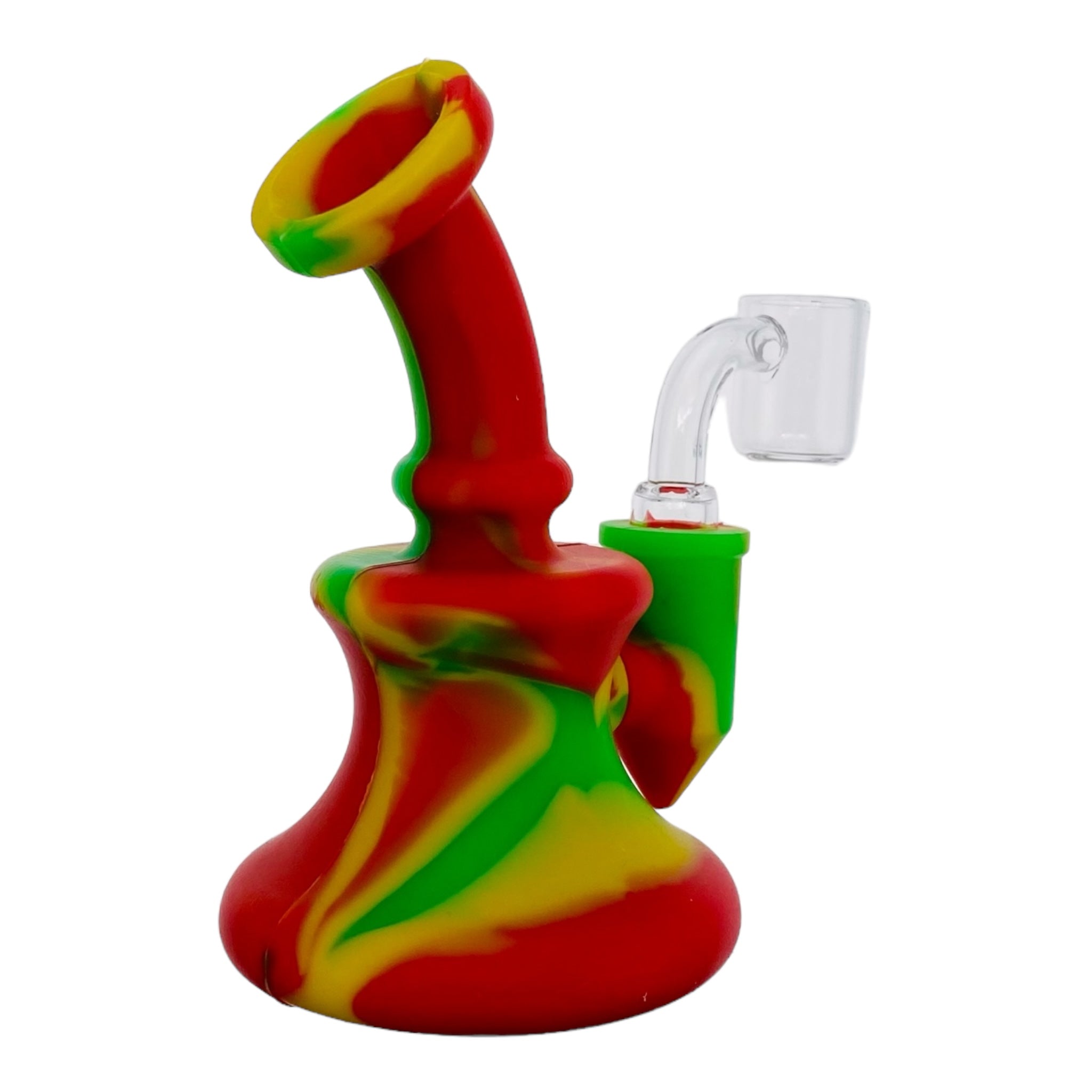 Mini Silicone Rubber Dab Rig Rasta