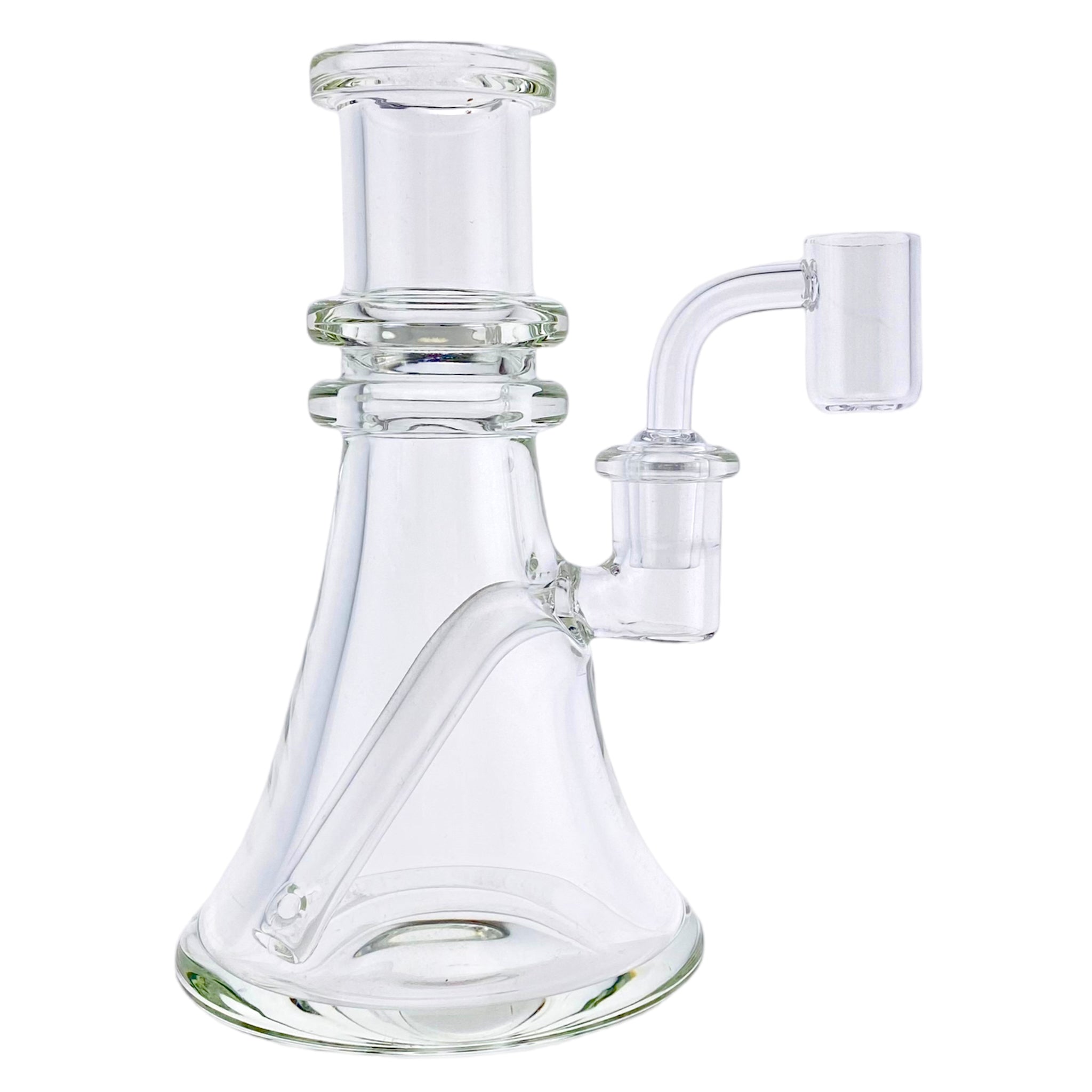 Thick Clear Mini Tube Dab Rig