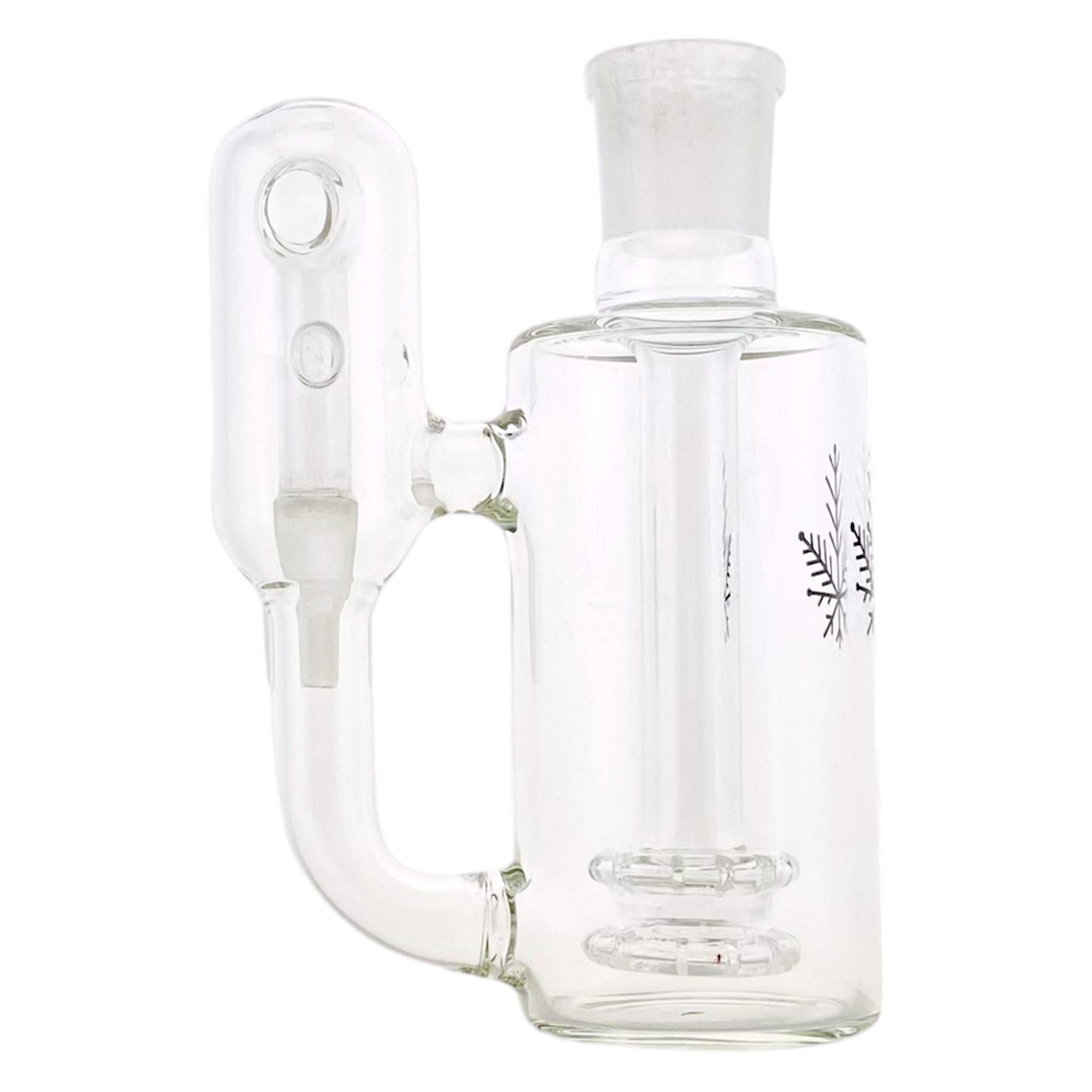 Freeze Pipe - 14mm Recycler Ash Catcher With Shower Head Perc
