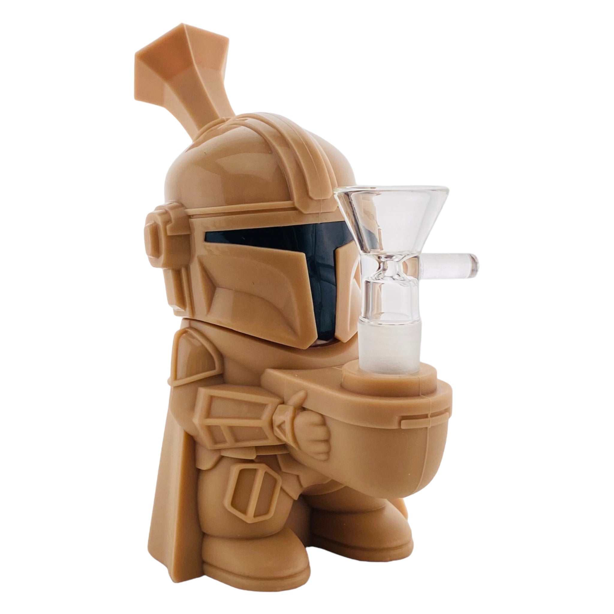 small Mandalorian Silicone Pipe bong bubbler