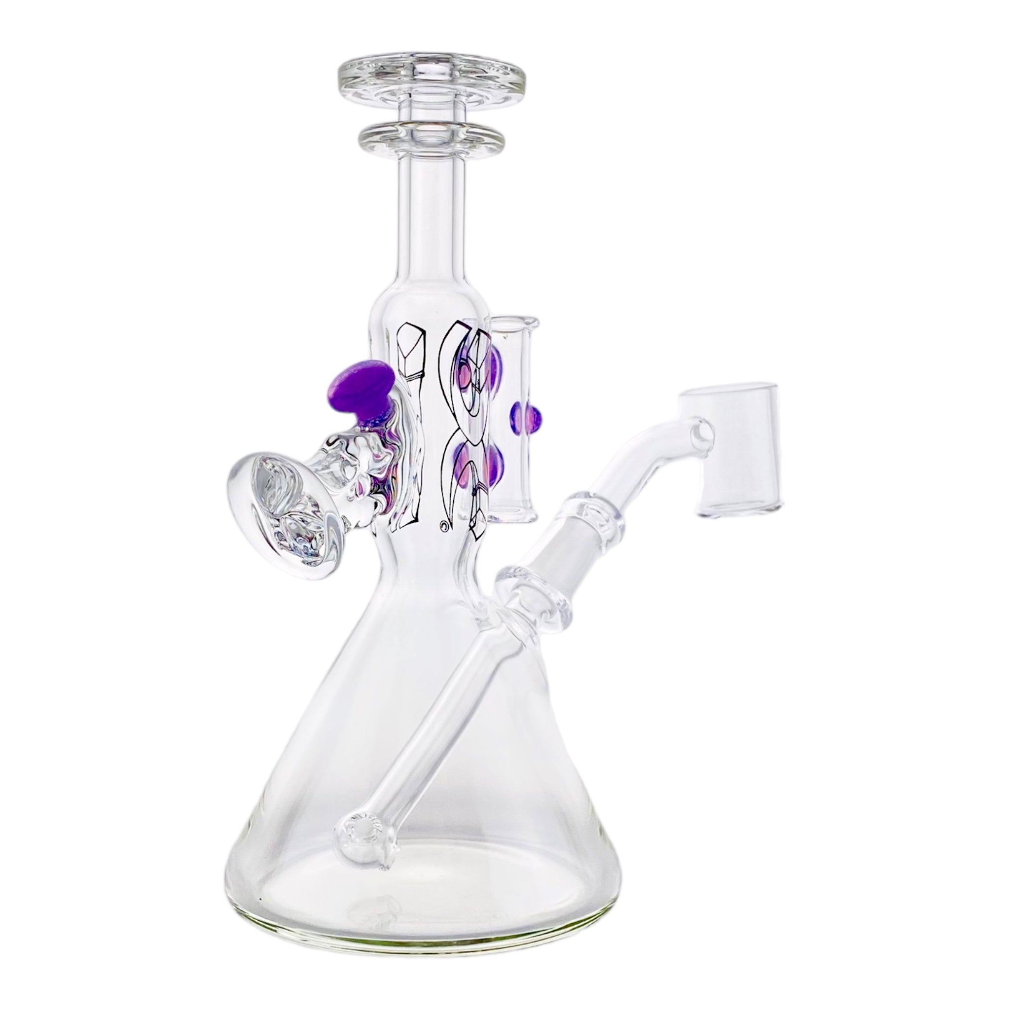 Darby Creations - Small Clear Ray Gun Dab Rig