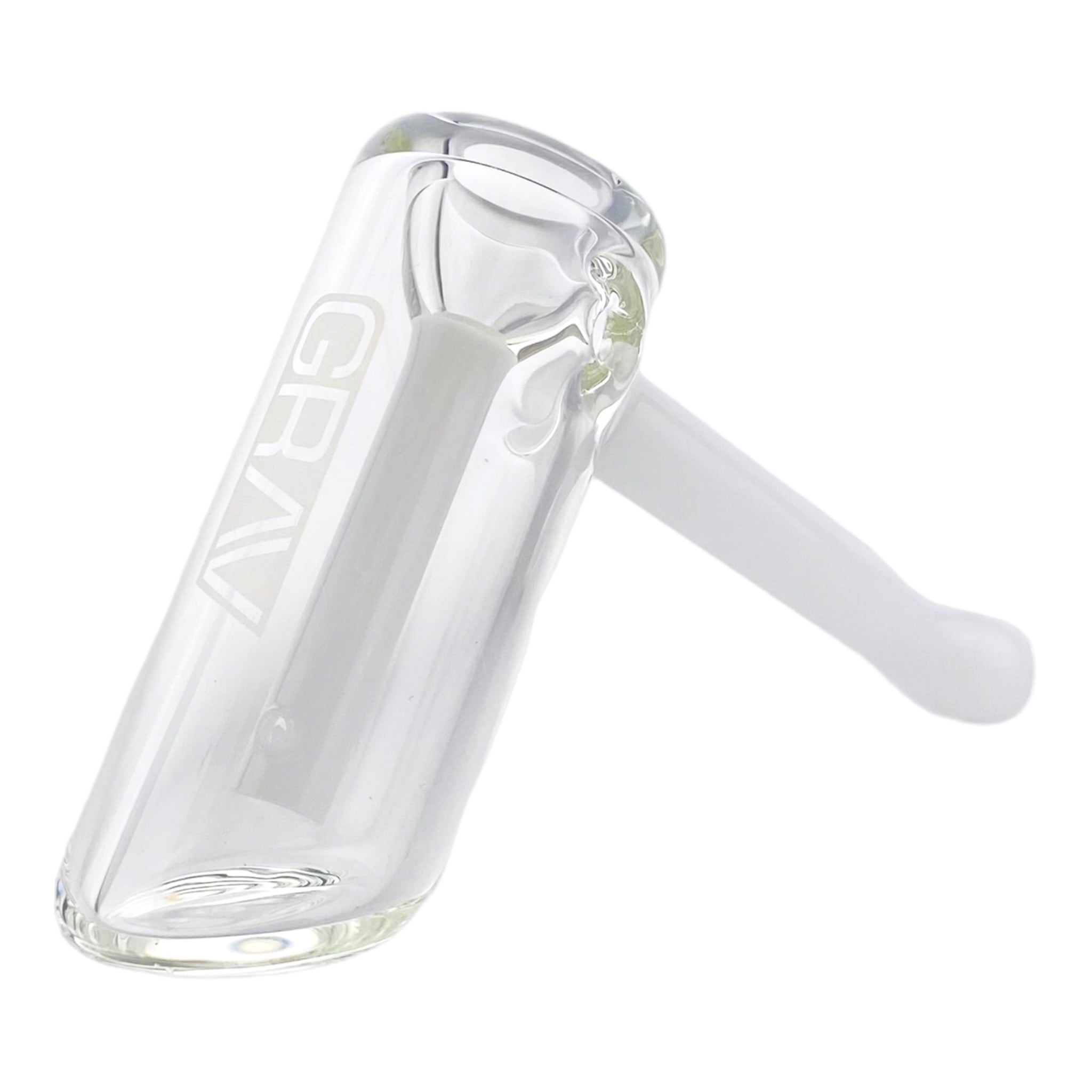 small white glass Grav Labs Bubbler