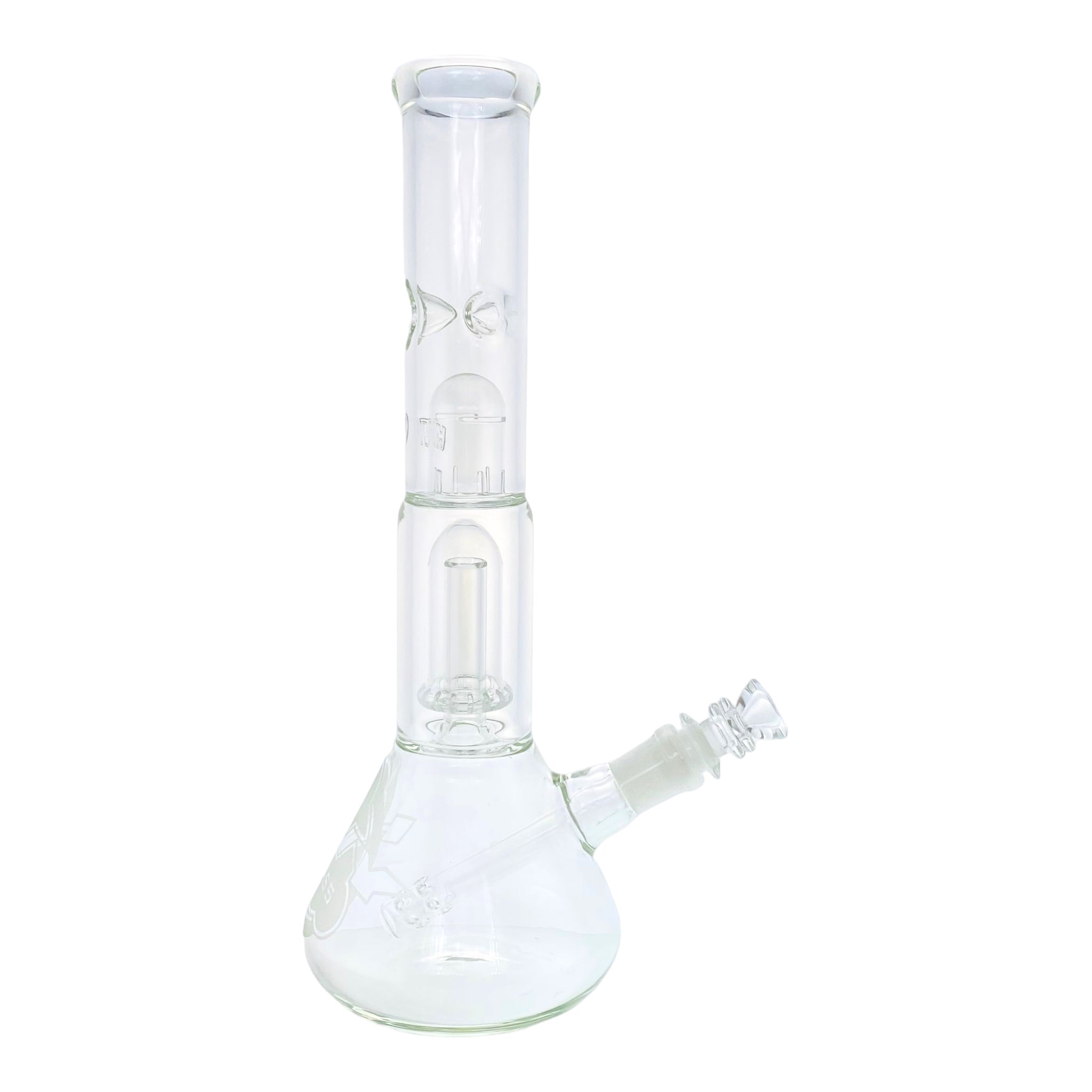 HVY Glass 13 Inch Clear Beaker With UFO Perc