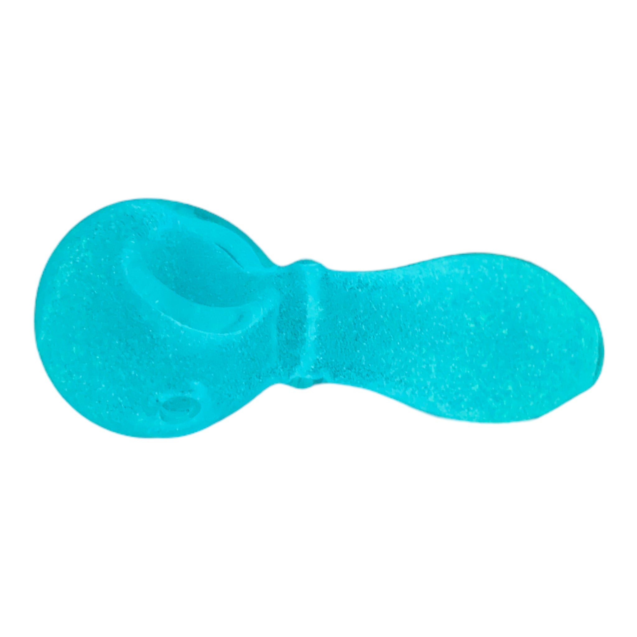 Small Glow In The Dark Glass Spoon Pipe