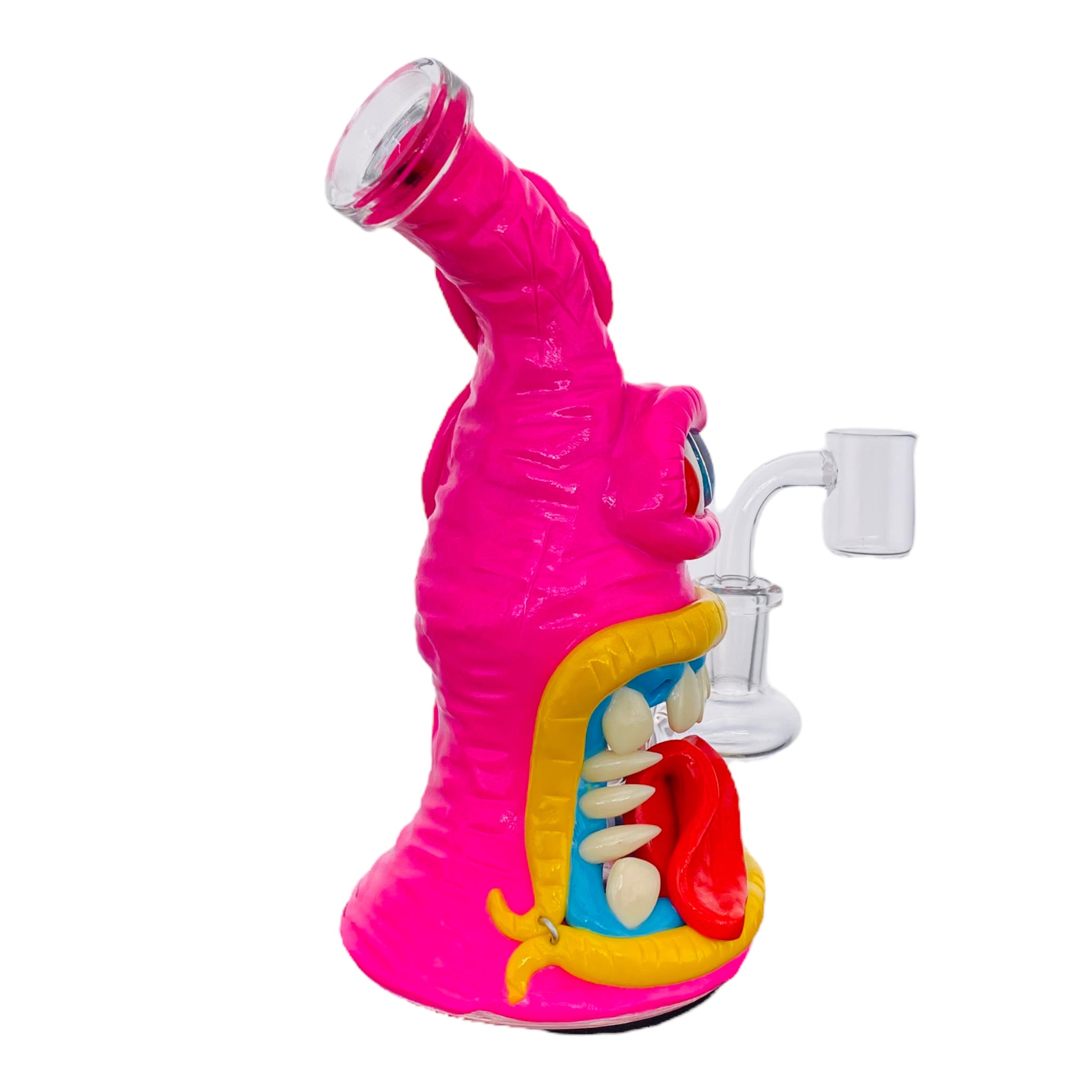 Pink And Yellow Cyclops Monster Dab Rig