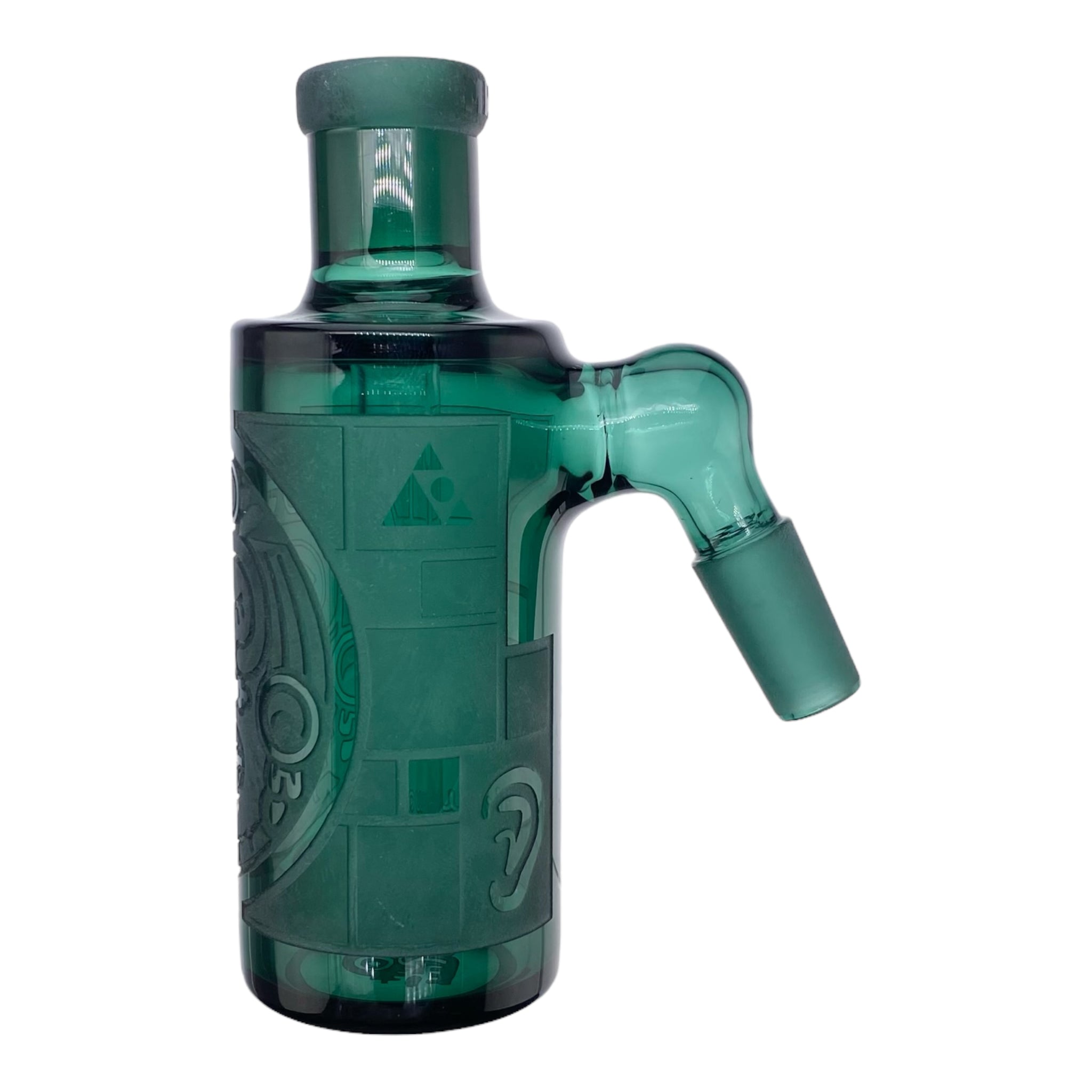 Milkyway Glass - Maya Wet Ashcatcher for bongs with 14mm 45 Degree - Green