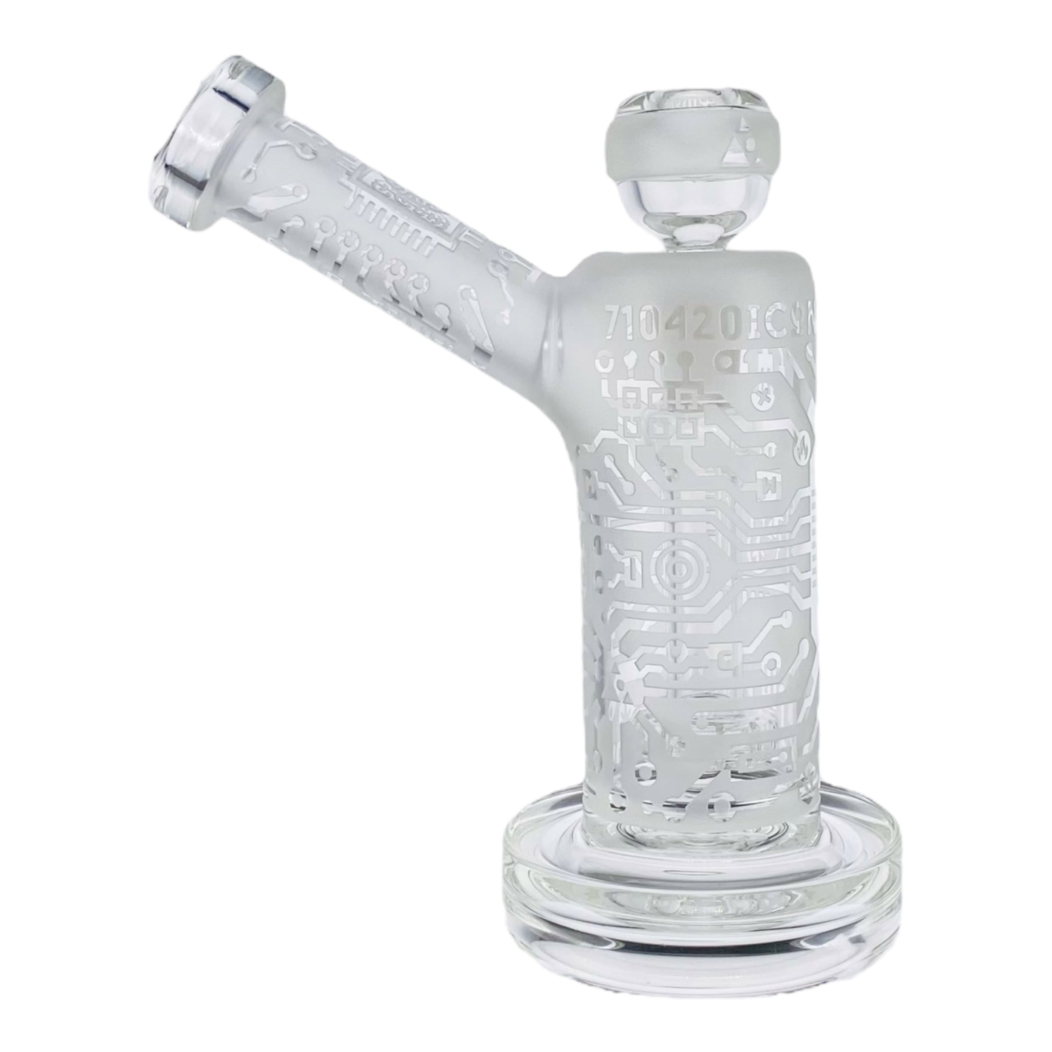 Milyway Glass - Circuitboard 6″ Clear Dab Rig Bubbler