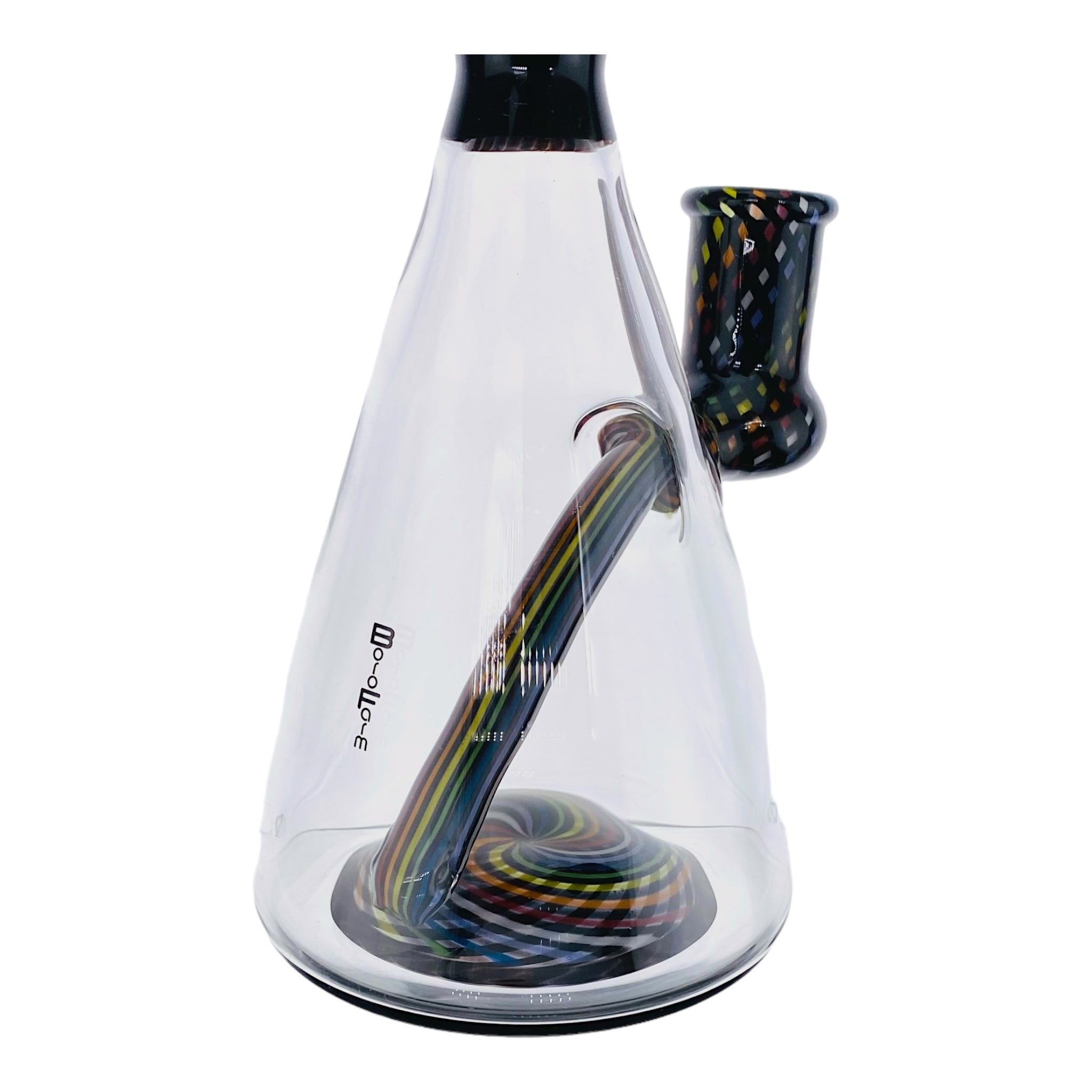 heady glass Borofarm - Rainbow & Black Line Work Banger Hanger Dab Rig for sale