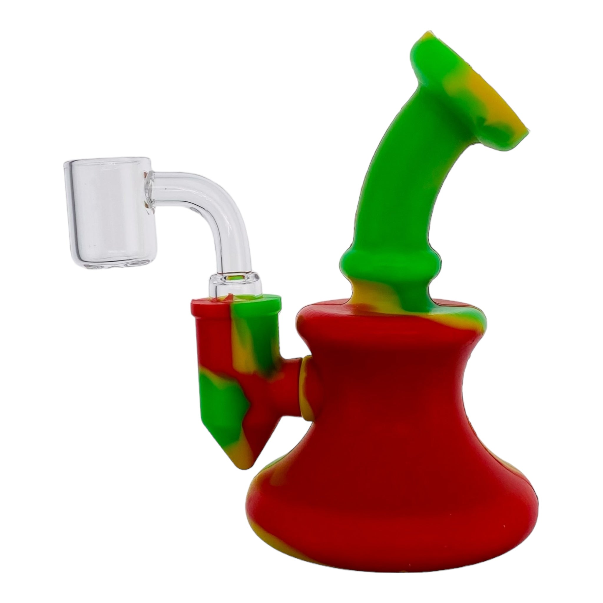 Mini Silicone Rubber Dab Rig Rasta