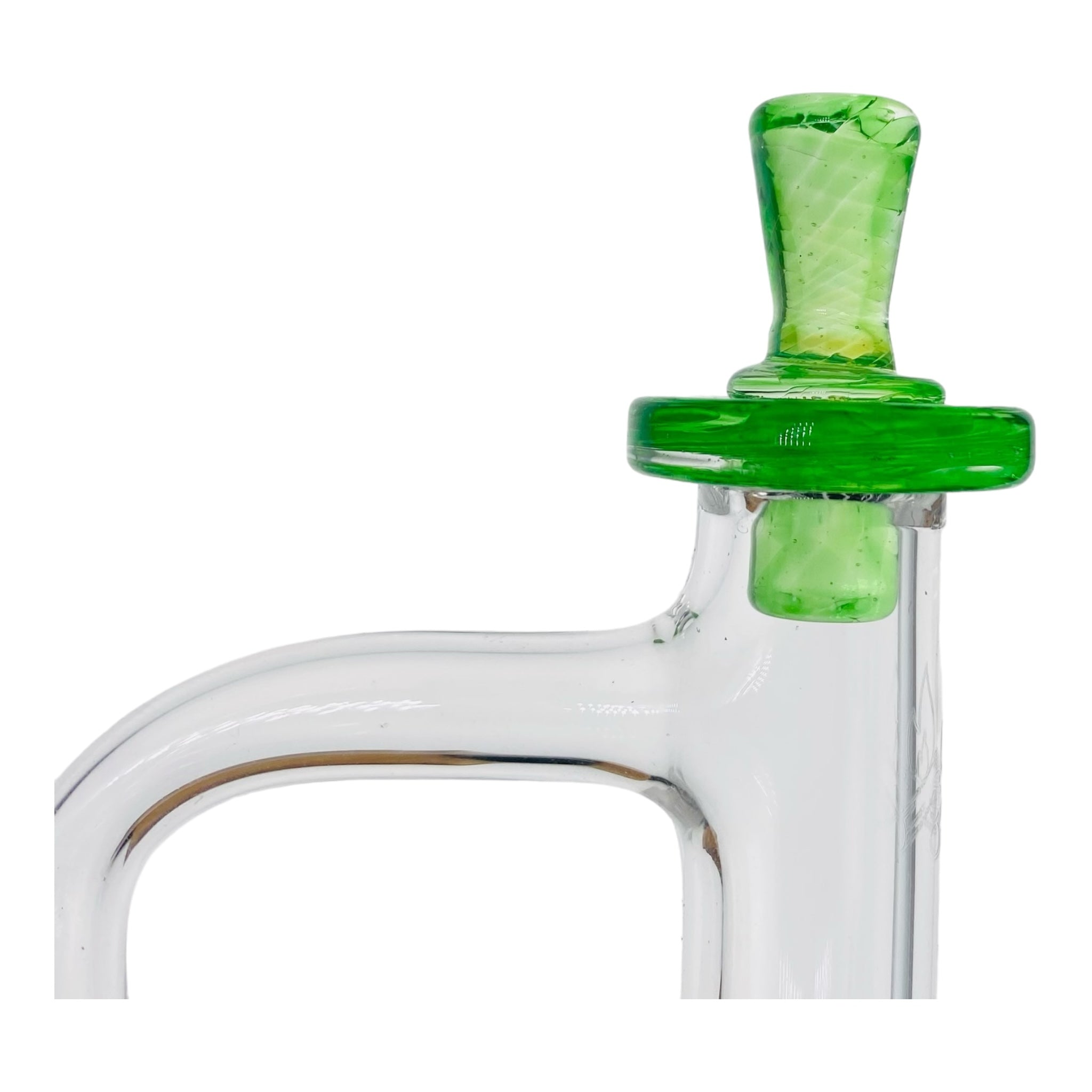 Green Twist Carb Cap For Tower Quartz Bangers