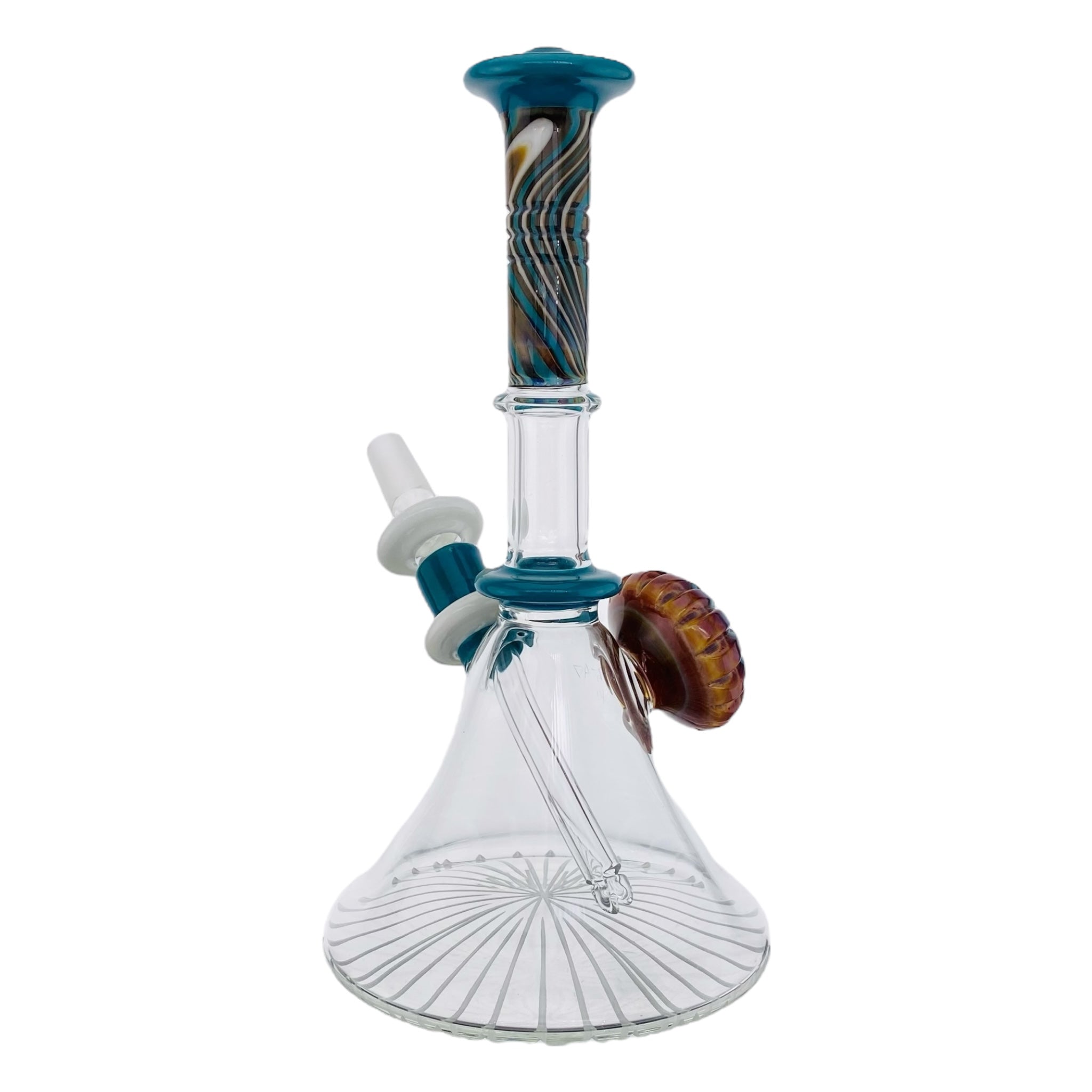 heady glass Pajay Glass Carved Mini Tube Dab Rig for sale
