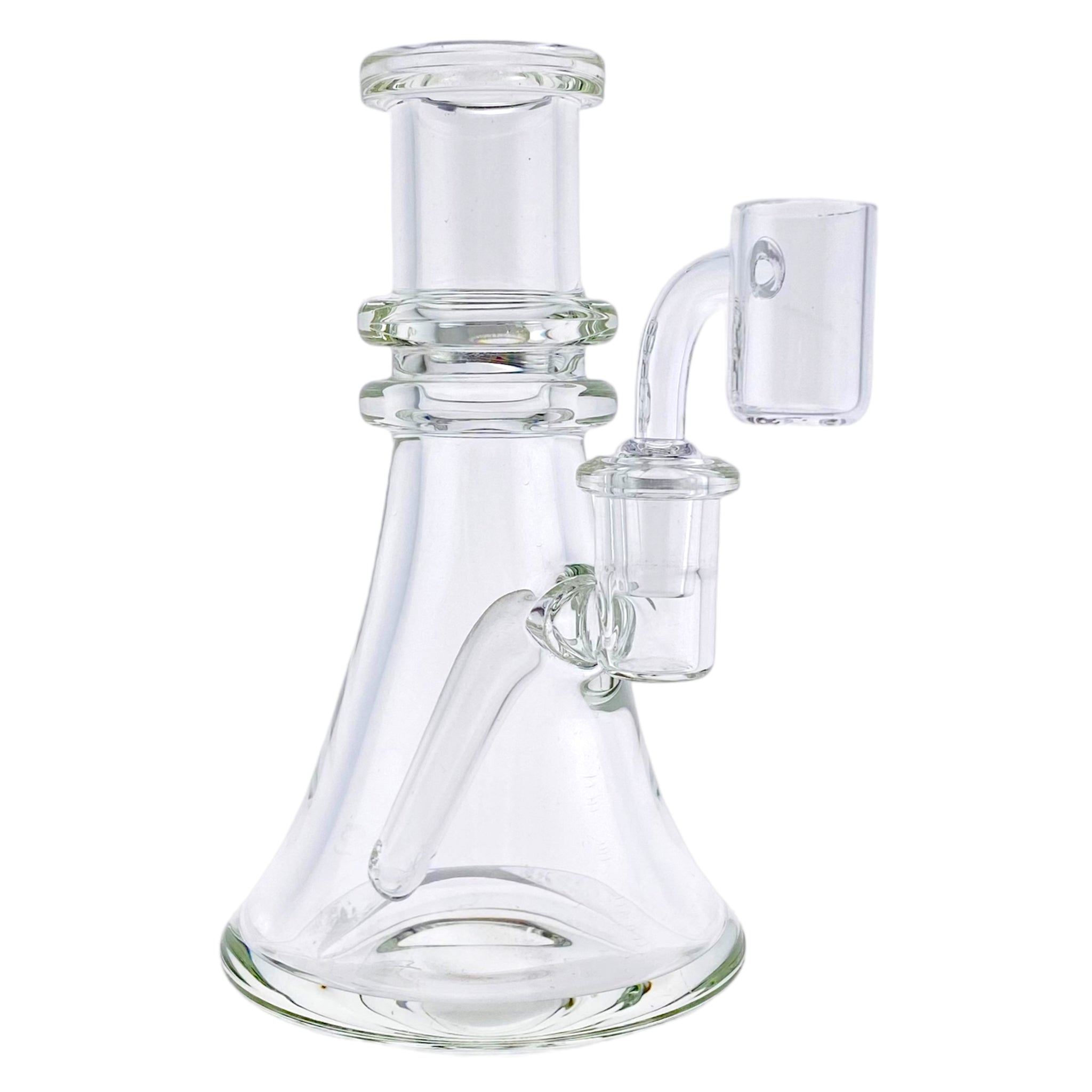 Thick Clear Mini Tube Dab Rig